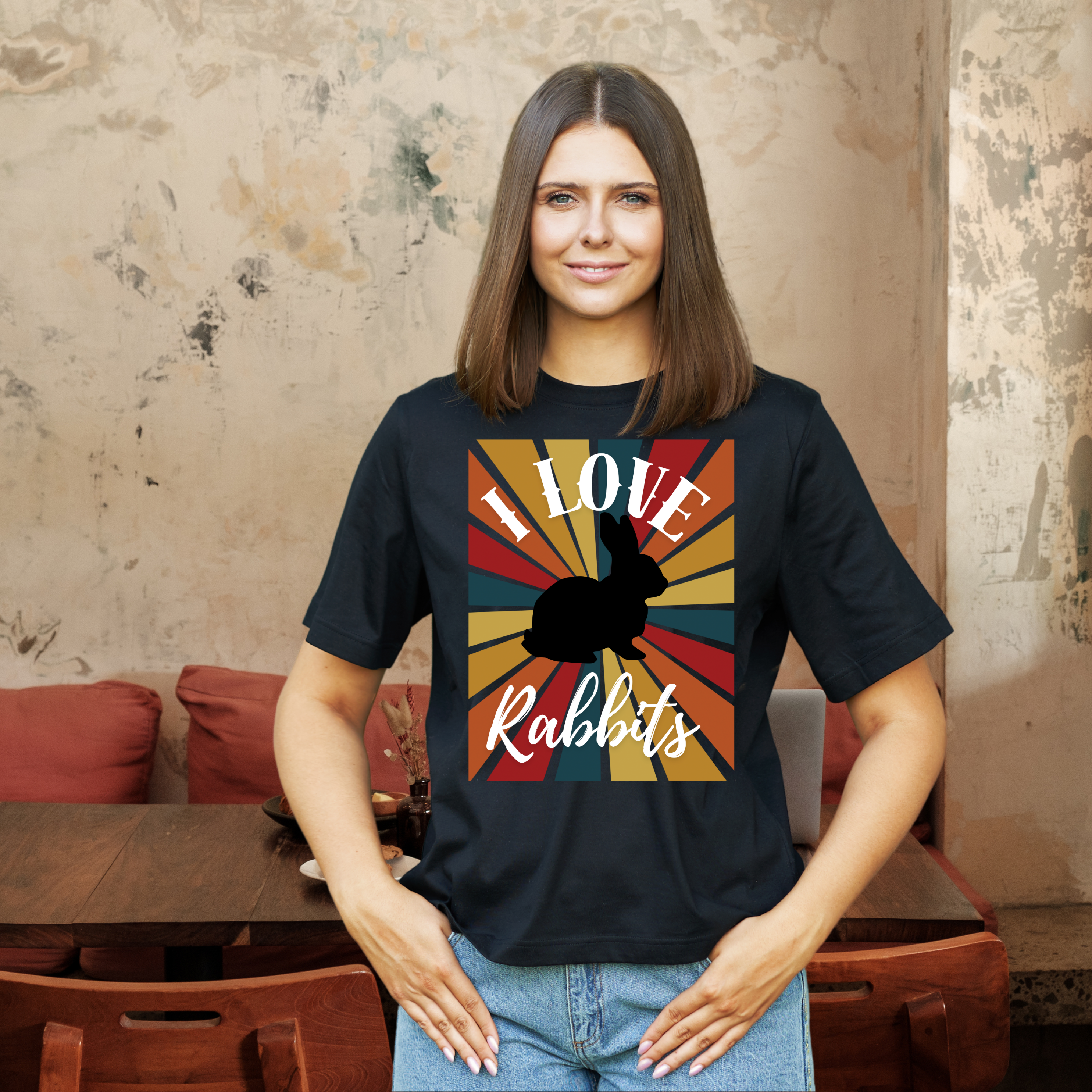 Cute Rabbit Graphic Tee for Animal Lovers, I Love Rabbits Shirt, Unisex T-Shirt, Gift for Pet Owners, Easter Apparel, Spring Fashion product thumbnail image Cute Rabbit Graphic Tee for Animal Lovers, I Love Rabbits Shirt, Unisex T-Shirt, Gift for Pet Owners, Easter Apparel, Spring Fashion product thumbnail image