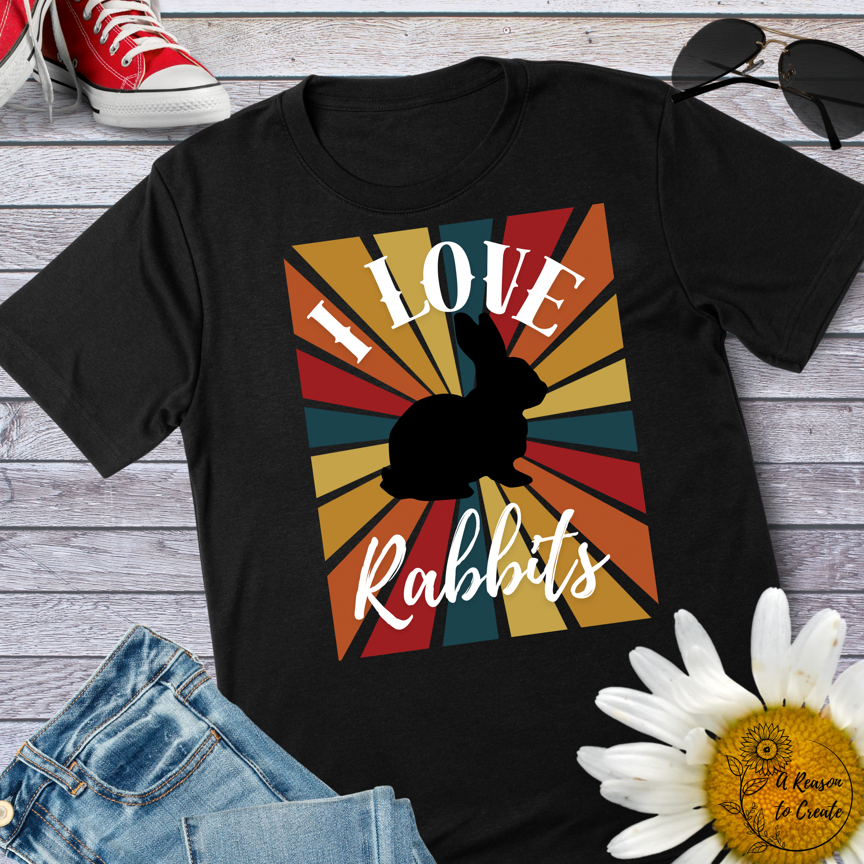 Cute Rabbit Graphic Tee for Animal Lovers, I Love Rabbits Shirt, Unisex T-Shirt, Gift for Pet Owners, Easter Apparel, Spring Fashion product thumbnail image Cute Rabbit Graphic Tee for Animal Lovers, I Love Rabbits Shirt, Unisex T-Shirt, Gift for Pet Owners, Easter Apparel, Spring Fashion product thumbnail image
