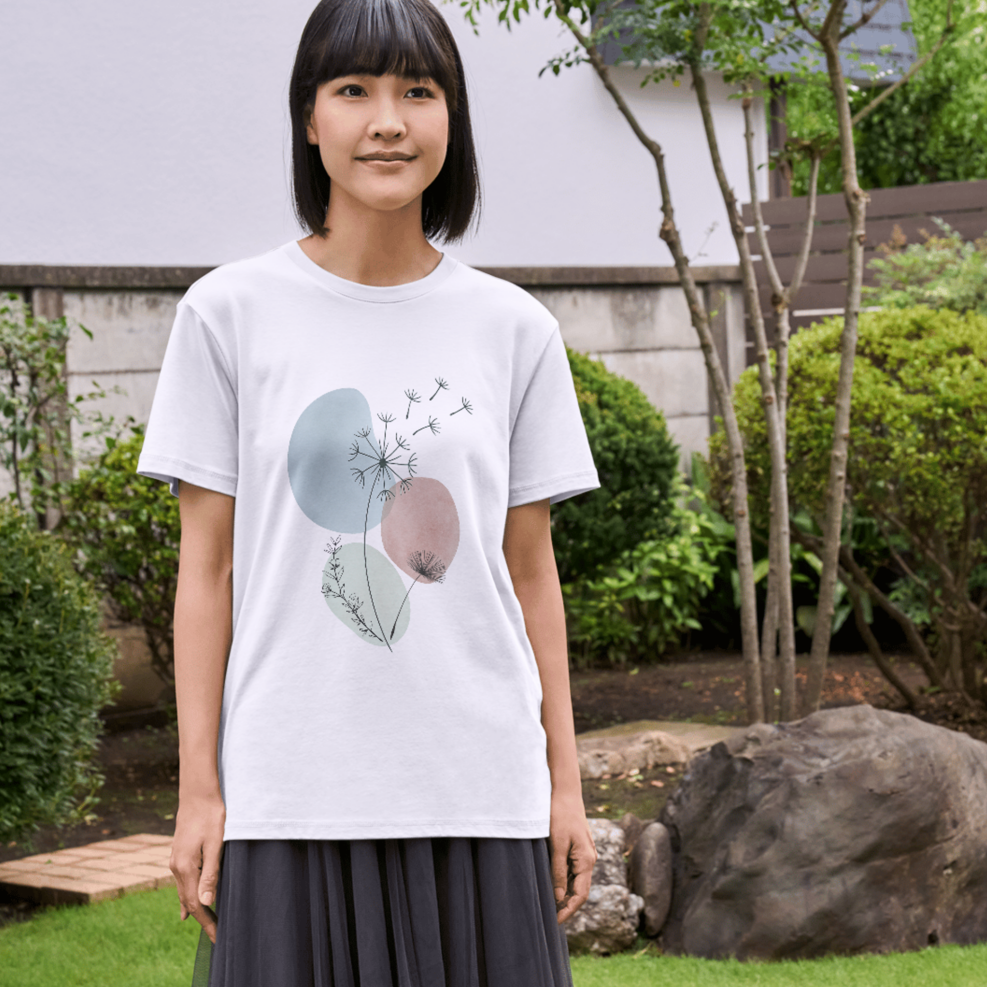 Floral Abstract Unisex T Shirt Casual Wear Gift for Her Everyday Style Spring Fashion Eco Friendly Gift product thumbnail image Floral Abstract Unisex T Shirt Casual Wear Gift for Her Everyday Style Spring Fashion Eco Friendly Gift product thumbnail image