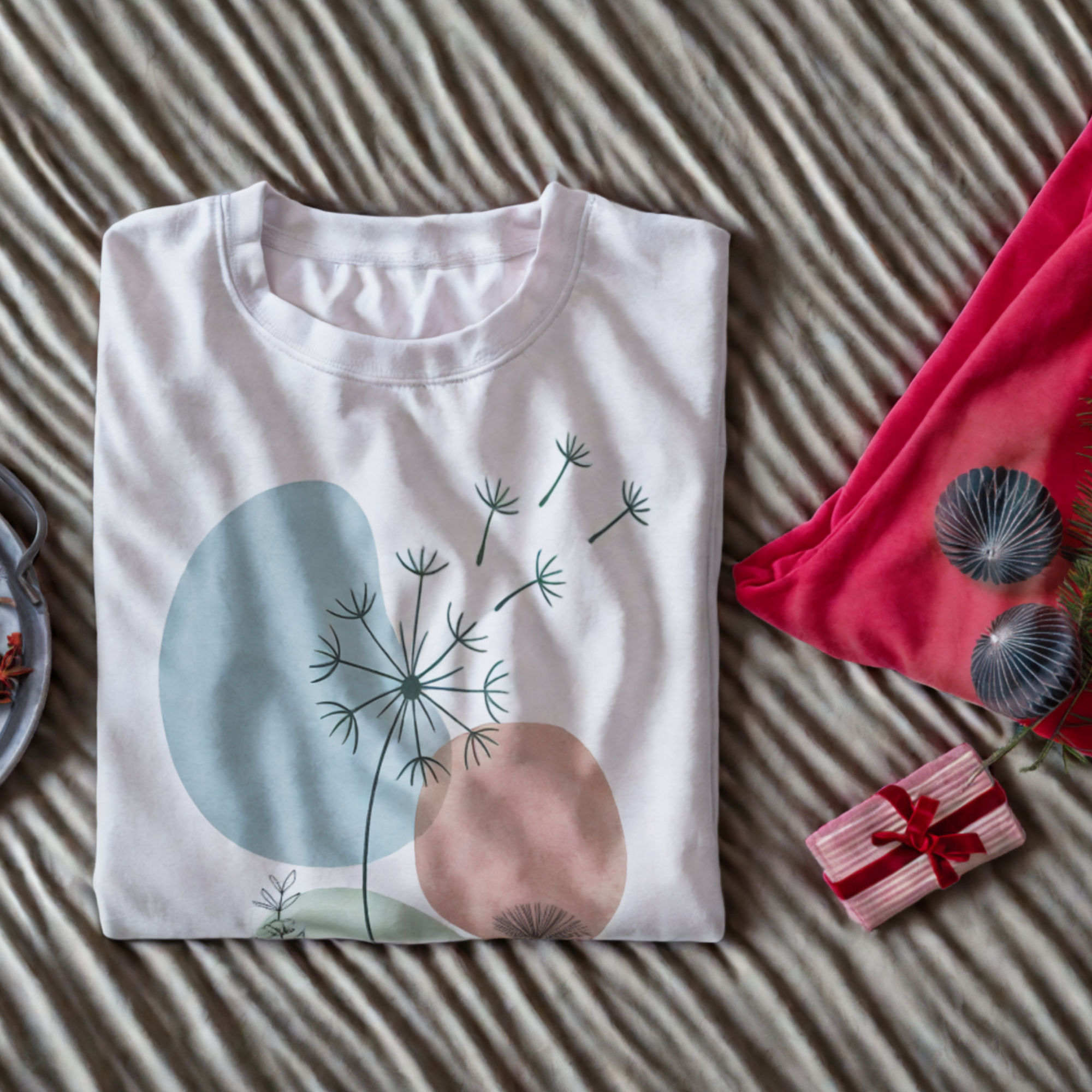 Floral Abstract Unisex T Shirt Casual Wear Gift for Her Everyday Style Spring Fashion Eco Friendly Gift product thumbnail image Floral Abstract Unisex T Shirt Casual Wear Gift for Her Everyday Style Spring Fashion Eco Friendly Gift product thumbnail image