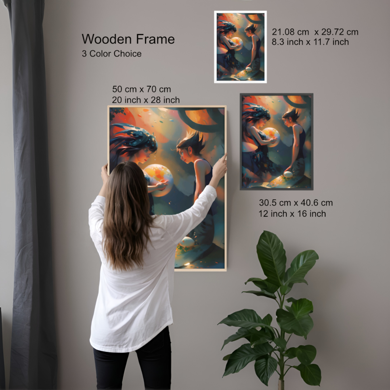 Framed Wall Art, Mermaid Lovers Tarot Print Two of Cups Romantic Bond Poster, Soul Connection Gift Mythological Couples Decor, Sacred Egg product thumbnail image Framed Wall Art, Mermaid Lovers Tarot Print Two of Cups Romantic Bond Poster, Soul Connection Gift Mythological Couples Decor, Sacred Egg product thumbnail image