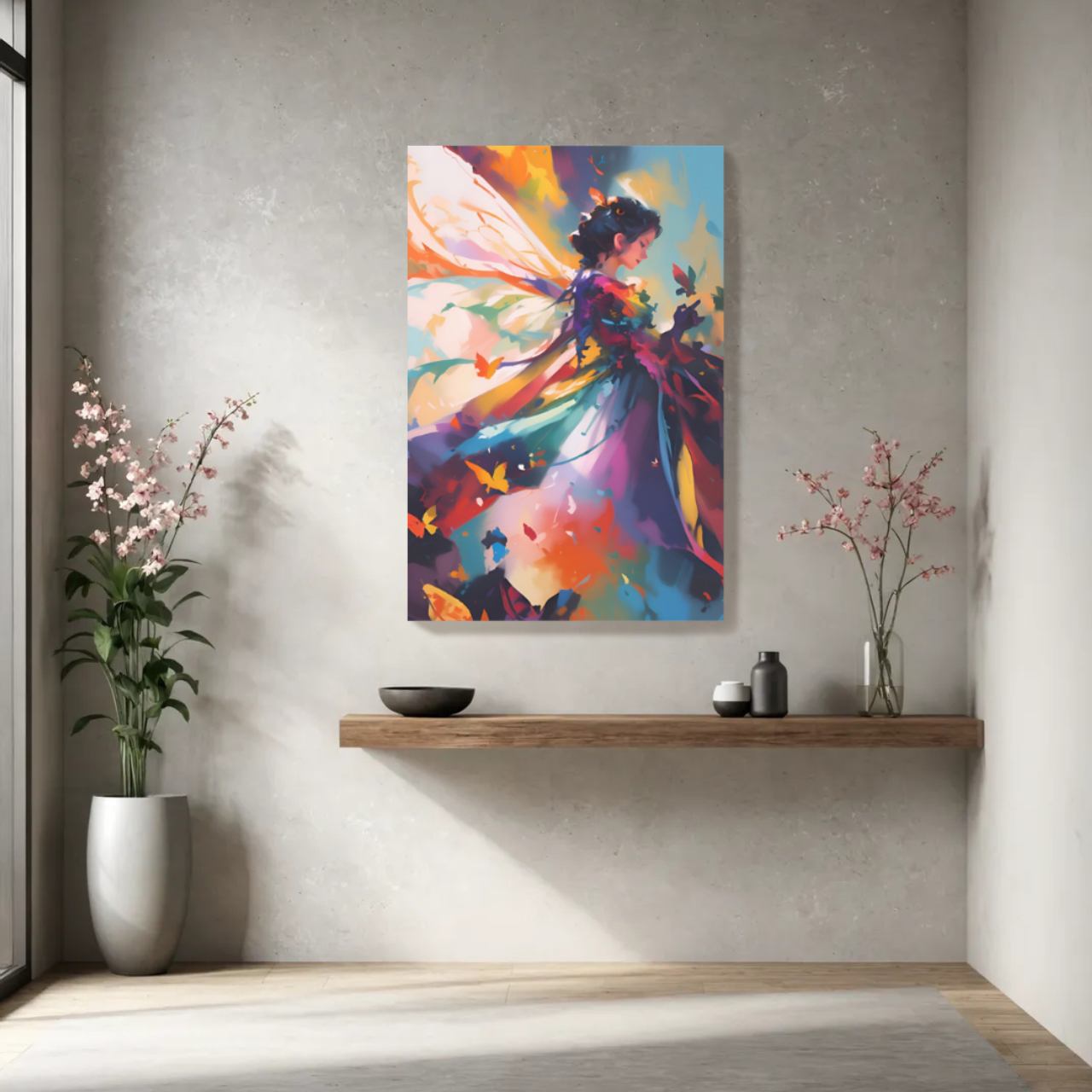 Canvas Print Botanical Empress Tarot Wall Art Luxury Nature-Inspired Decor Earth Goddess Energy Feminine Artwork Stretched Matte Canvas