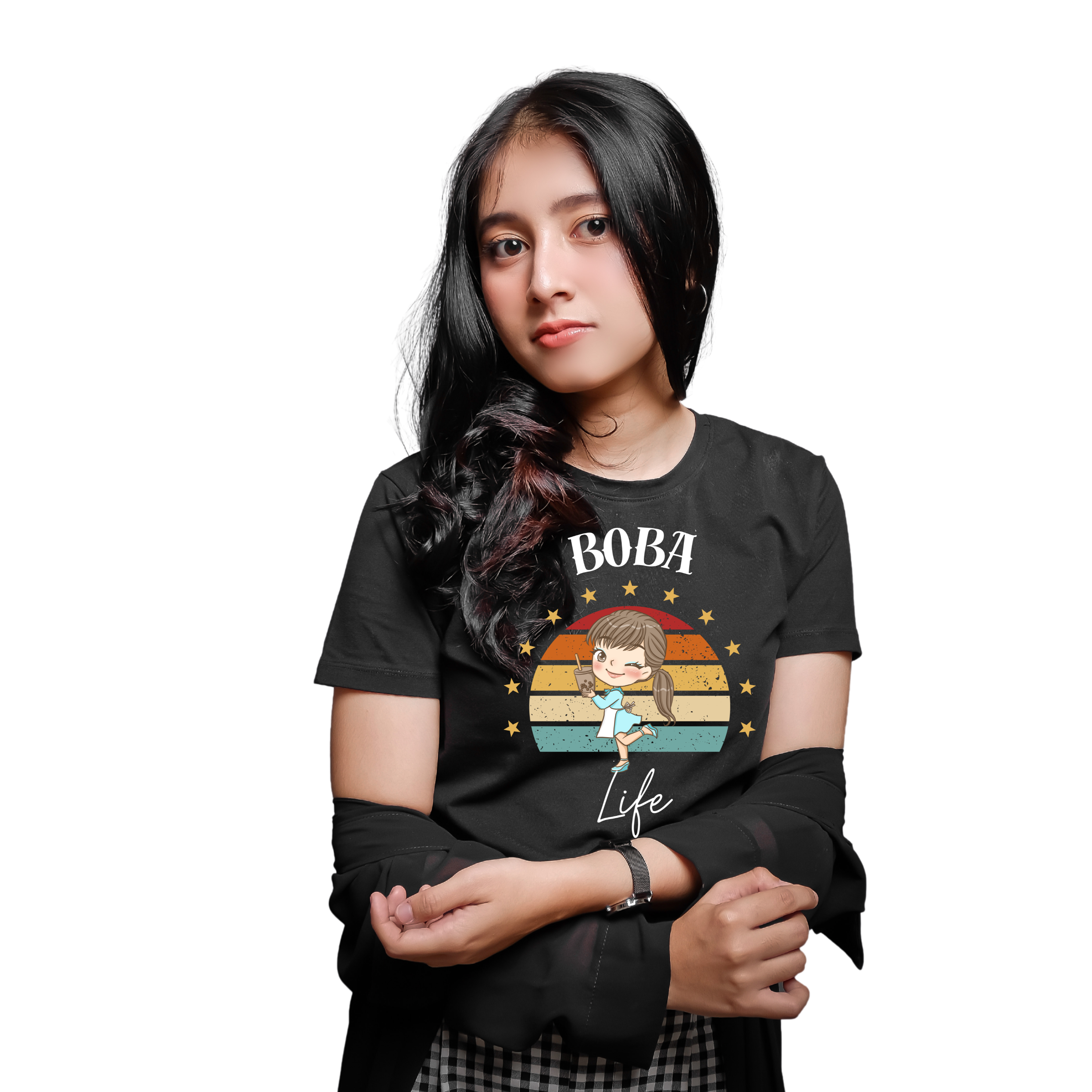 Boba Life T-Shirt, Cute Drink Tee, Unisex Graphic Shirt, Bubble Tea  product thumbnail image