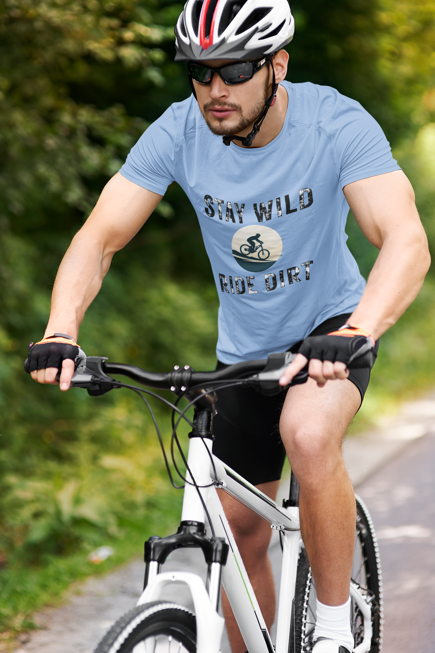 Stay Wild Ride Dirt - Unisex Softstyle T-Shirt product thumbnail image Stay Wild Ride Dirt - Unisex Softstyle T-Shirt product thumbnail image