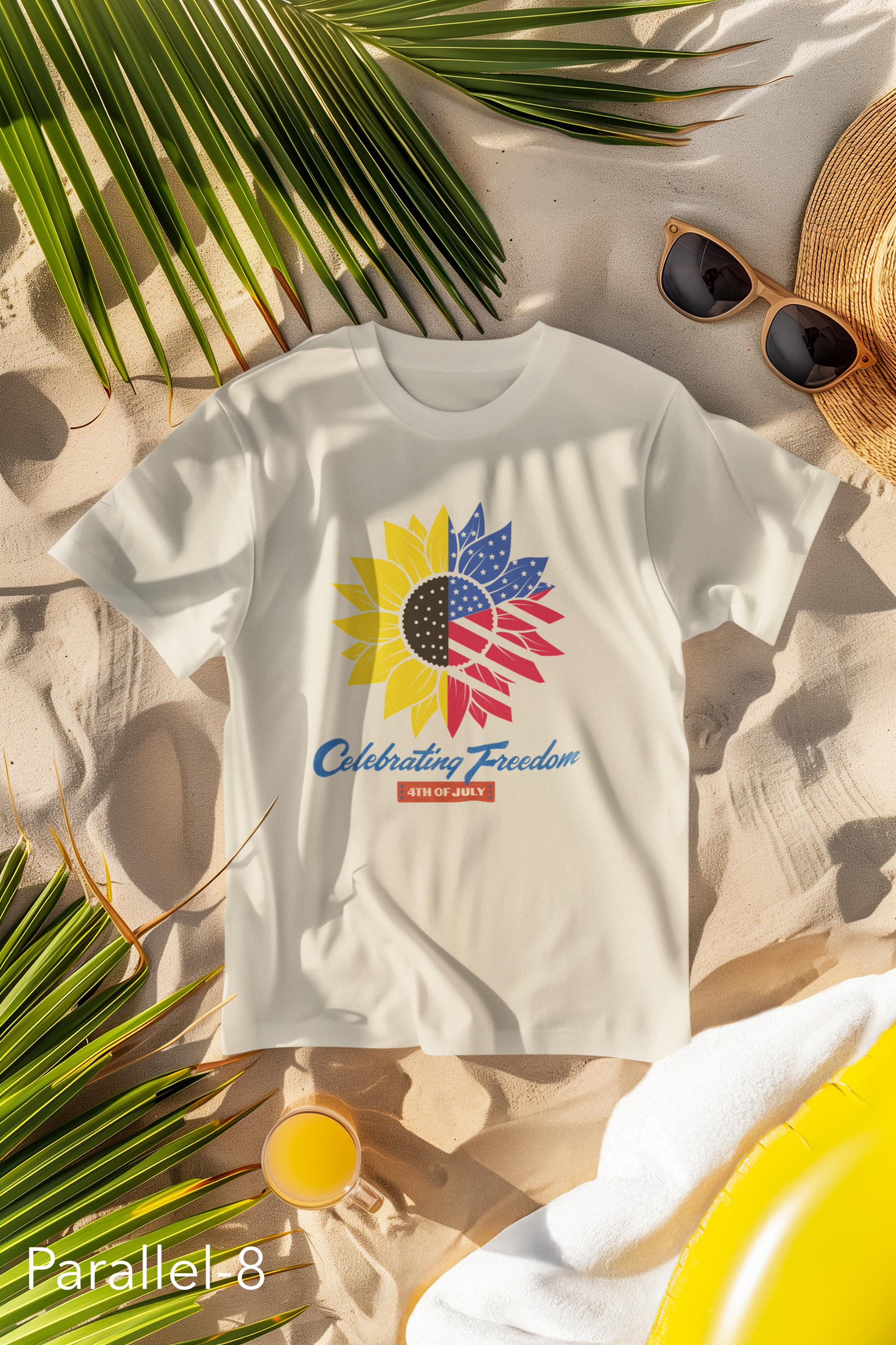 Patriotic Sunflower T-Shirt  Patriotic Sunflower T-Shirt