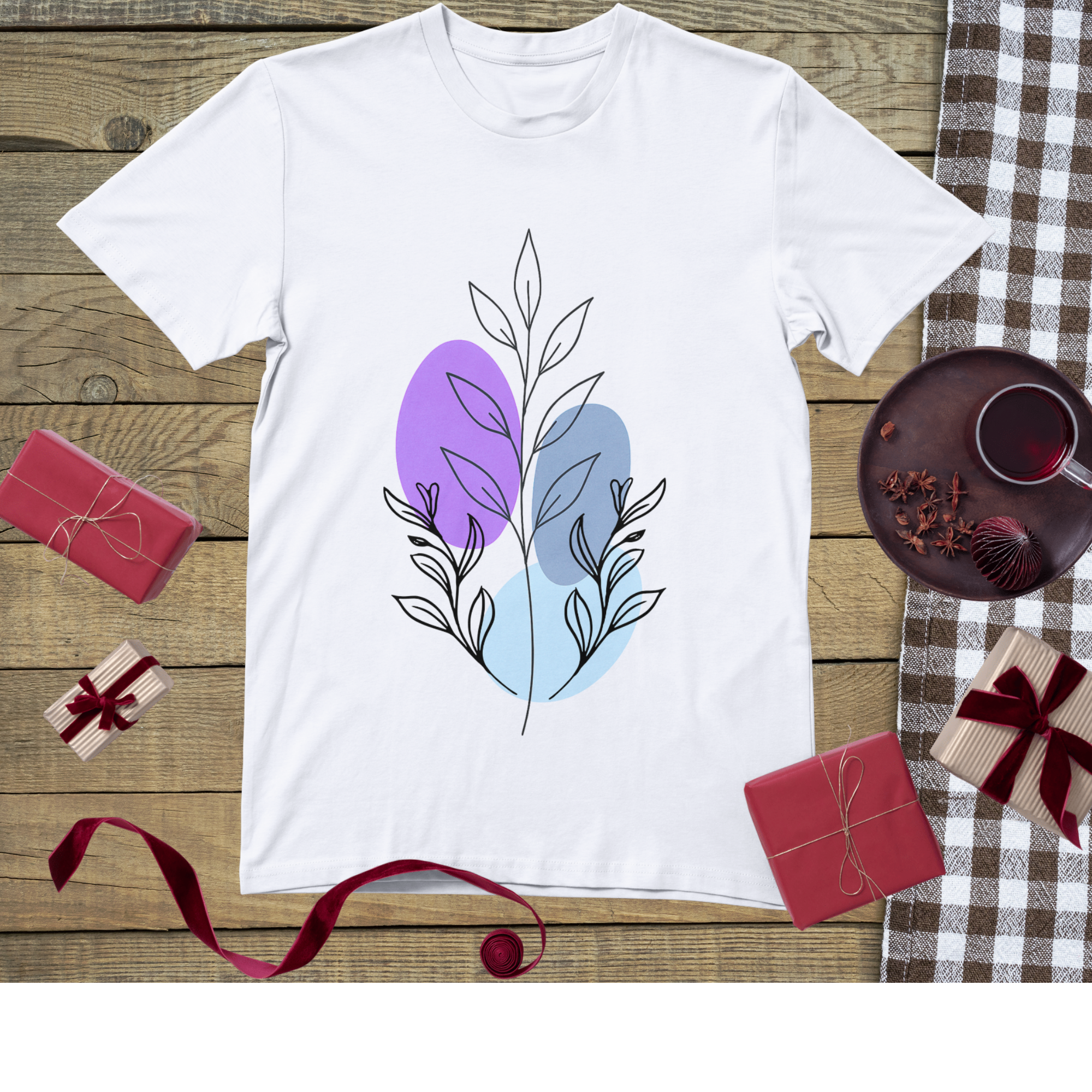 Boho Botanical Abstract T Shirt Unisex Tee with Floral Line Art Minimalist Nature Shirt Summer Aesthetic Gift product thumbnail image Boho Botanical Abstract T Shirt Unisex Tee with Floral Line Art Minimalist Nature Shirt Summer Aesthetic Gift product thumbnail image