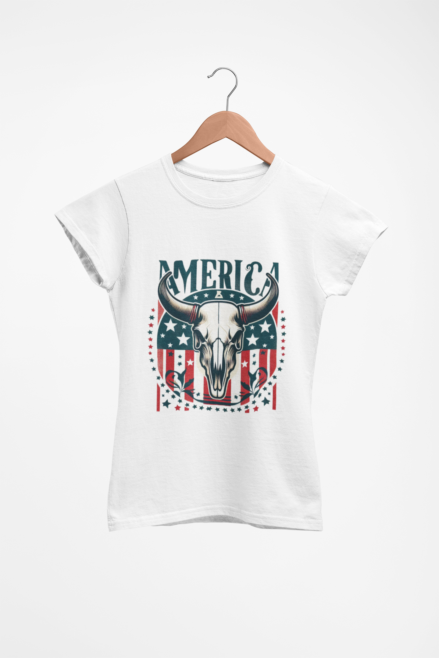 Patriotic Women's Softstyle Tee, America Graphic Tee, Independence Day Shirt, Casual Summer Top, 4th of July Outfit product thumbnail image Patriotic Women's Softstyle Tee, America Graphic Tee, Independence Day Shirt, Casual Summer Top, 4th of July Outfit product thumbnail image