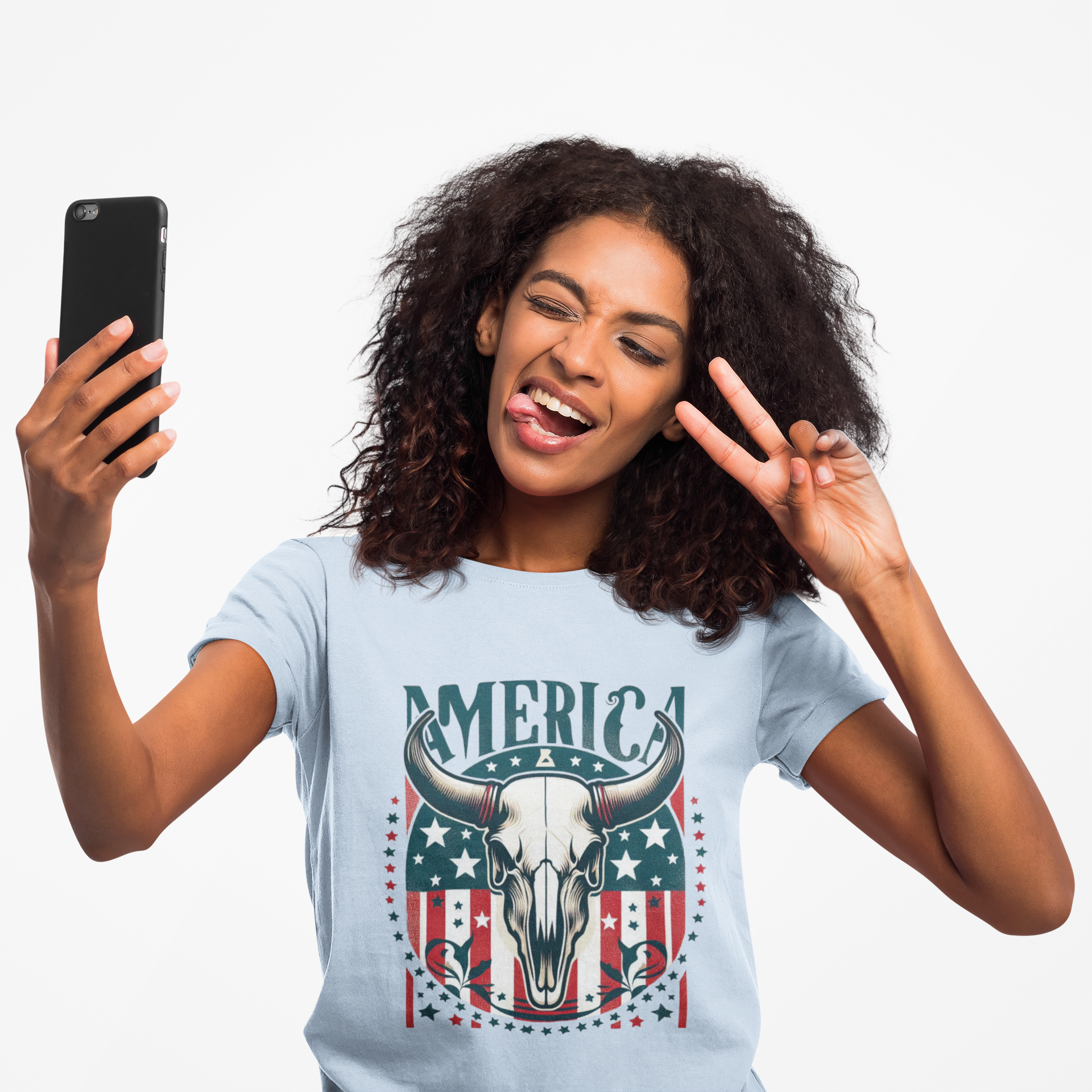 Patriotic Women's Softstyle Tee, America Graphic Tee, Independence Day Shirt, Casual Summer Top, 4th of July Outfit product thumbnail image Patriotic Women's Softstyle Tee, America Graphic Tee, Independence Day Shirt, Casual Summer Top, 4th of July Outfit product thumbnail image