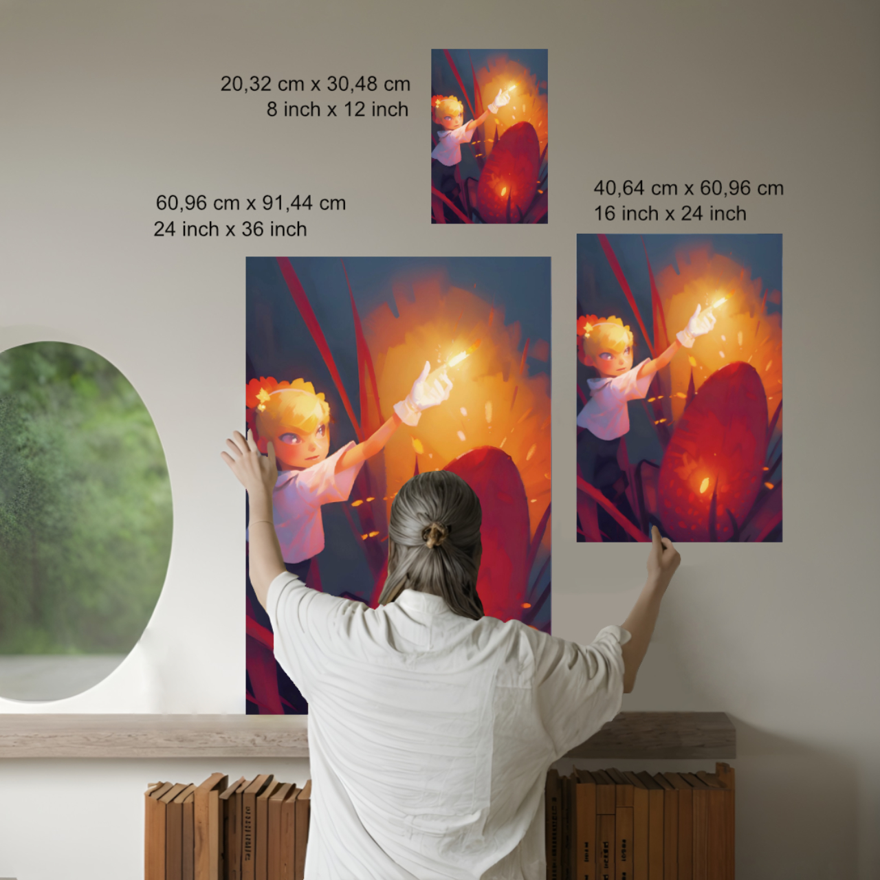 Poster Firefly Girl Art Two of Wands Tarot Poster Motivational Gift for Creativity Goals Future Modern Poster Art Ambitious Dreamers Plan product thumbnail image Poster Firefly Girl Art Two of Wands Tarot Poster Motivational Gift for Creativity Goals Future Modern Poster Art Ambitious Dreamers Plan product thumbnail image