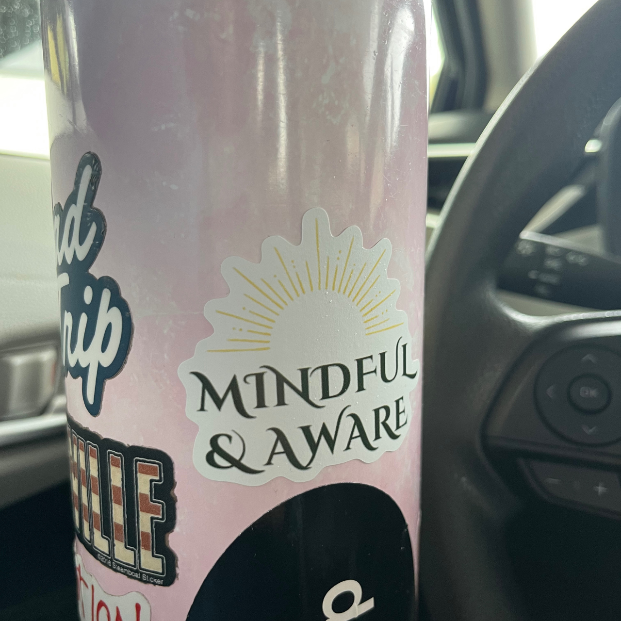 "Mindful &amp; Aware" Sunshine Sticker
