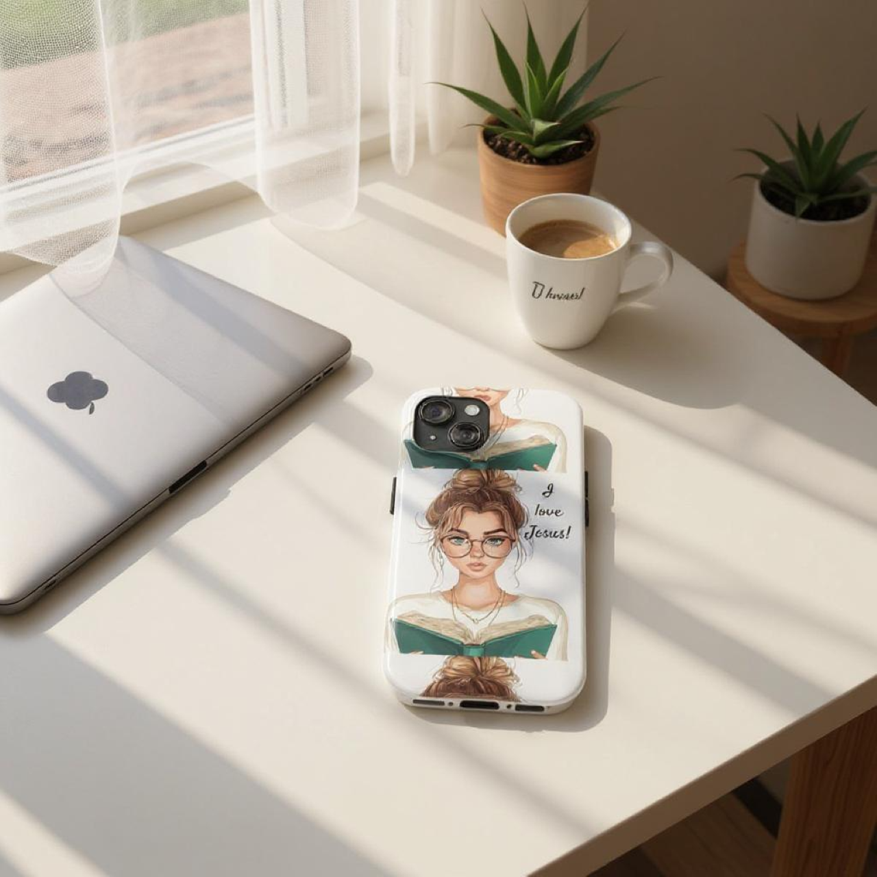 I love Jesus Phone Case product thumbnail image I love Jesus Phone Case product thumbnail image