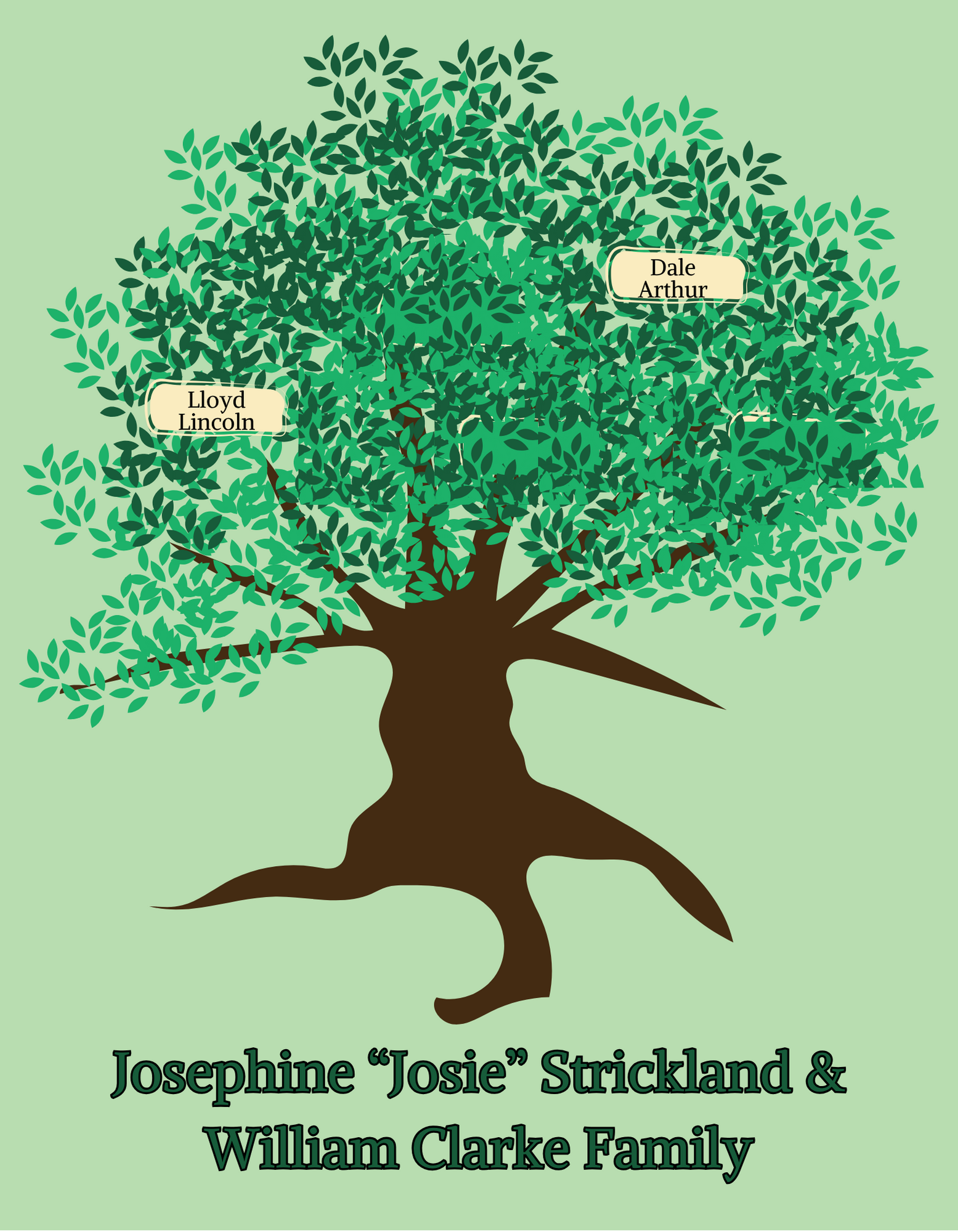 Unisex - Josie Strickland Family Tree (Softstyle T-Shirt) product thumbnail image Unisex - Josie Strickland Family Tree (Softstyle T-Shirt) product thumbnail image