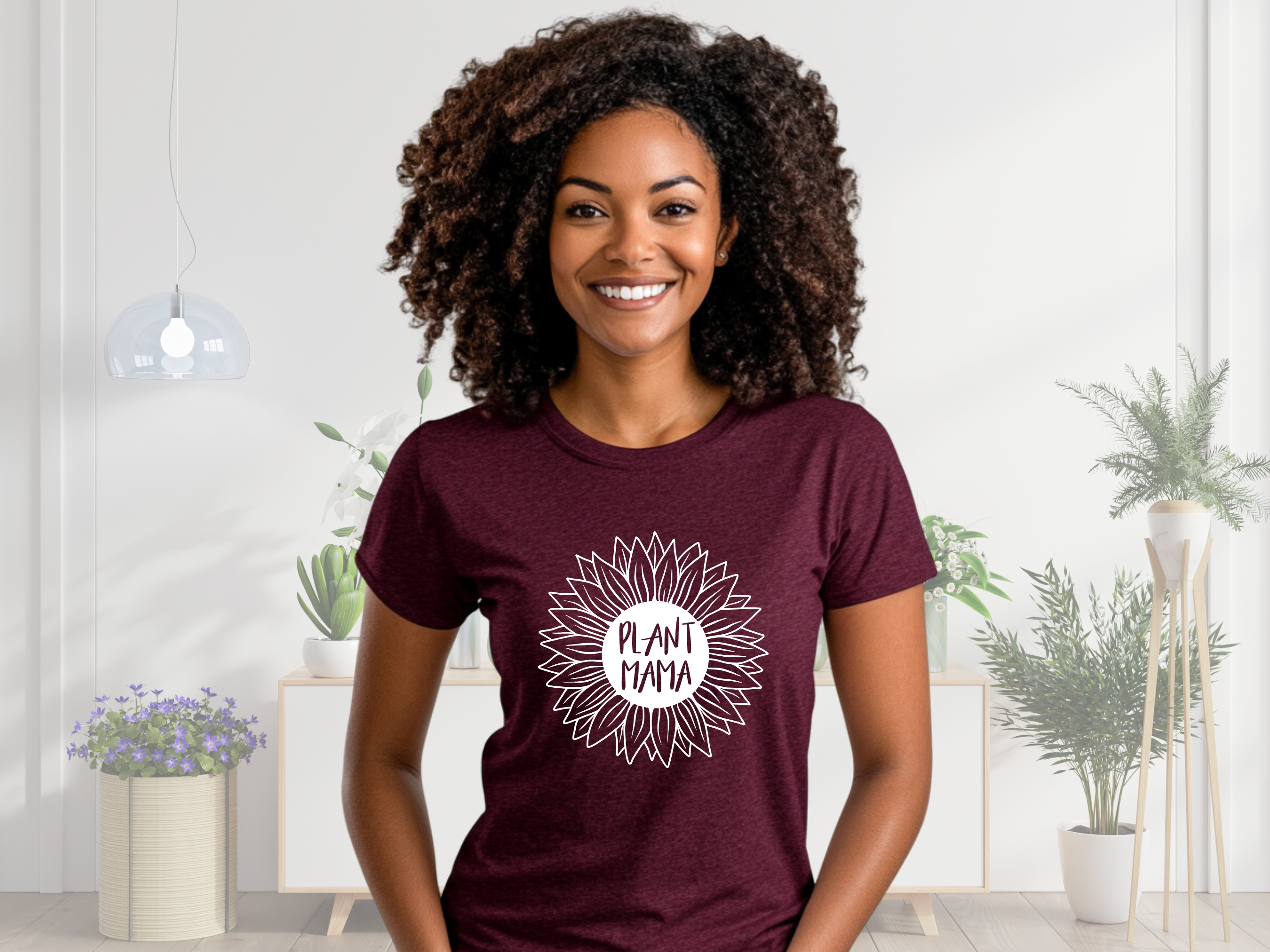 Plant Mama Flower Unisex Softstyle Short Sleeve T-Shirt, Tee Shirt for Plant Lovers