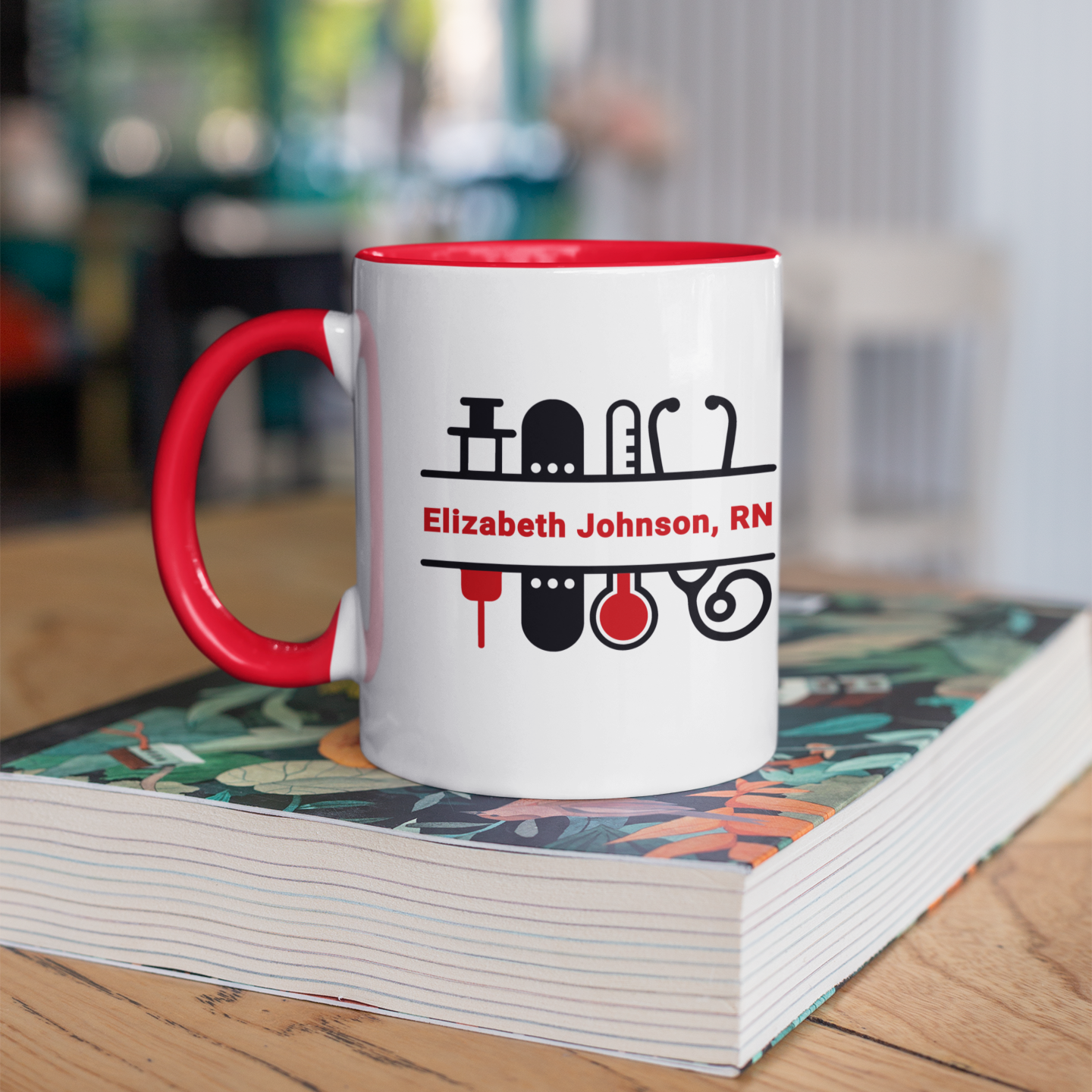 Personalized Kentucky Nurse Coffee Mug for Healthcare Workers, Gift for Nurses, Coffee Lover Mug, Personalized Nurse Mug, Essential Worker Cup product thumbnail image