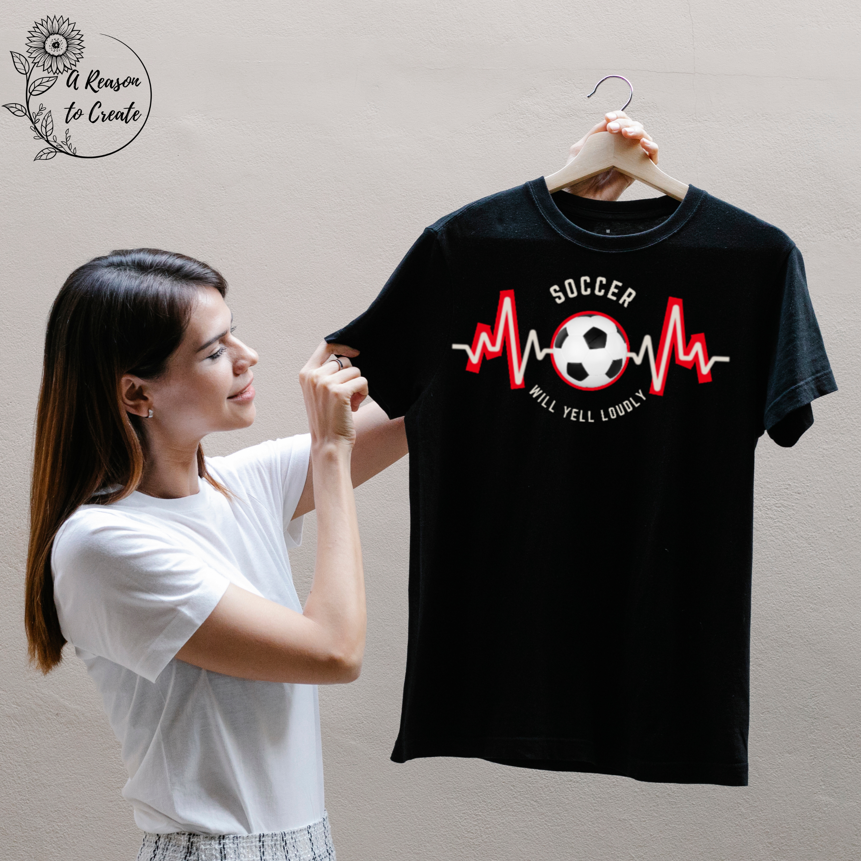Soccer Heartbeat T-Shirt | Unisex Softstyle Tee for Soccer Fans, Sports Lovers, Gift for Athletes, Casual Wear product thumbnail image Soccer Heartbeat T-Shirt | Unisex Softstyle Tee for Soccer Fans, Sports Lovers, Gift for Athletes, Casual Wear product thumbnail image