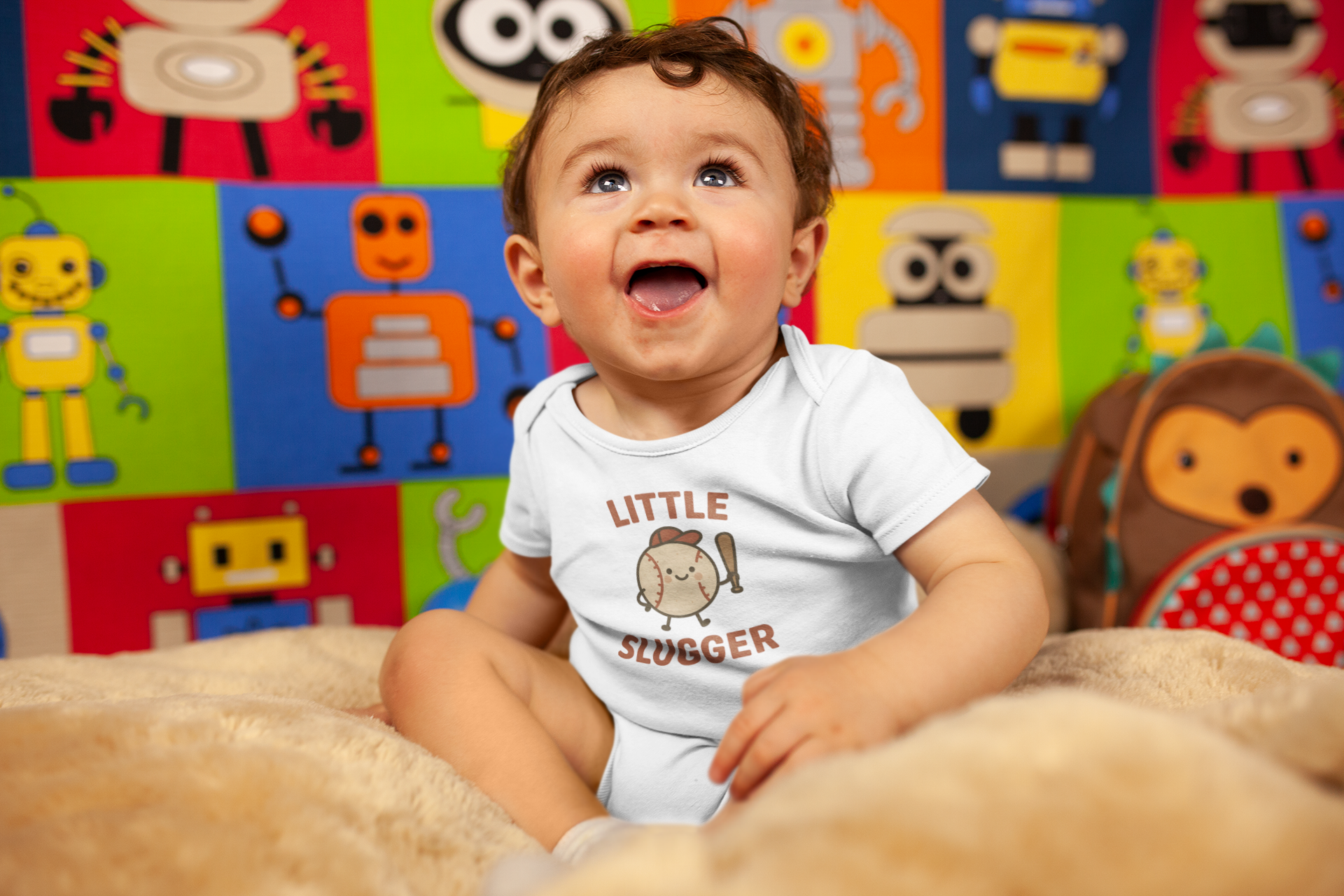 Cute Baseball Infant Bodysuit for Little Sluggers, Baby Shower Gift, Playwear, Newborn Outfit, Sports Baby Clothing