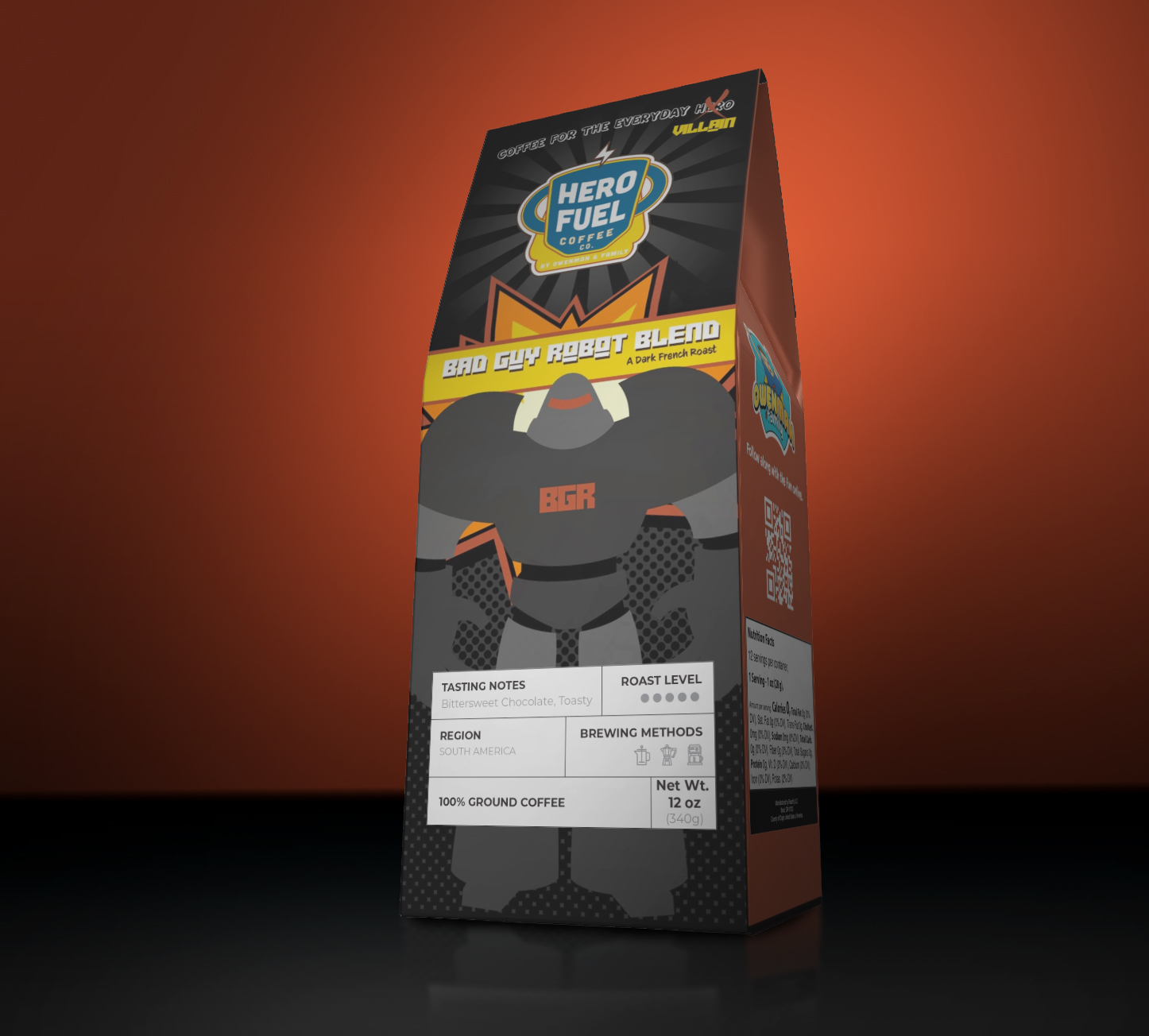 Bad Guy Robot Blend (Dark French Roast)