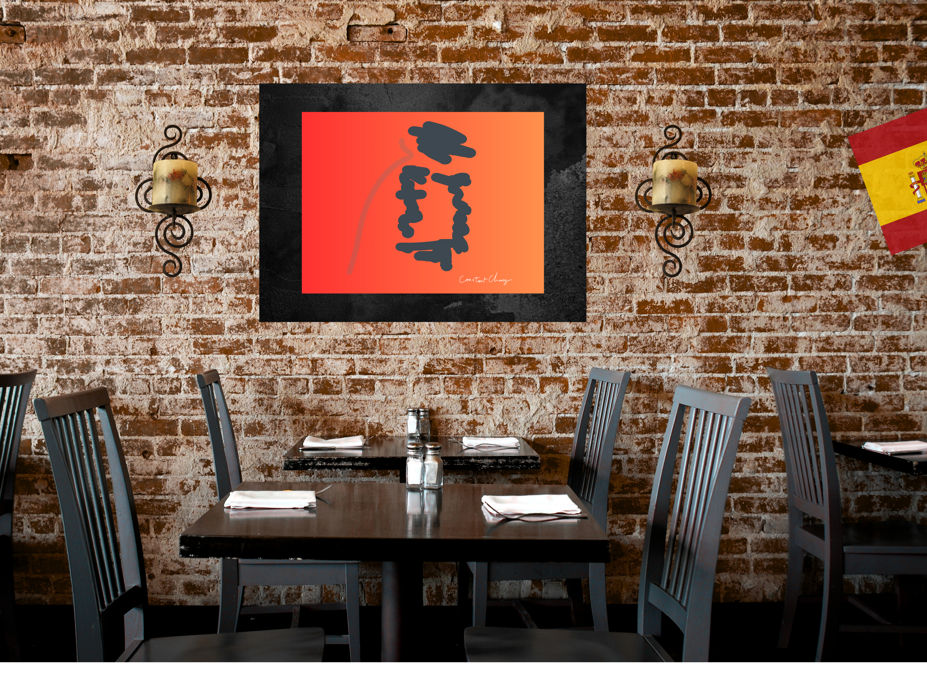 Canvas Art Wrap - Spanish Charm, 16 inch product thumbnail image Canvas Art Wrap - Spanish Charm, 16 inch product thumbnail image