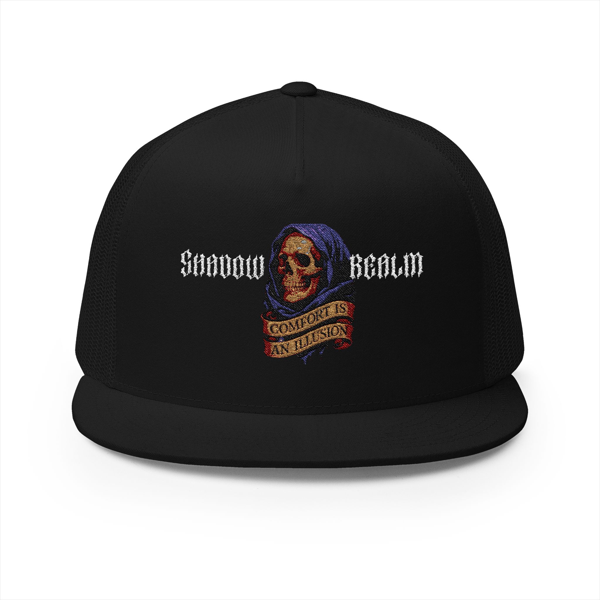 Shadow Realm Reaper Trucker Cap (Embroidery) product thumbnail image Shadow Realm Reaper Trucker Cap (Embroidery) product thumbnail image