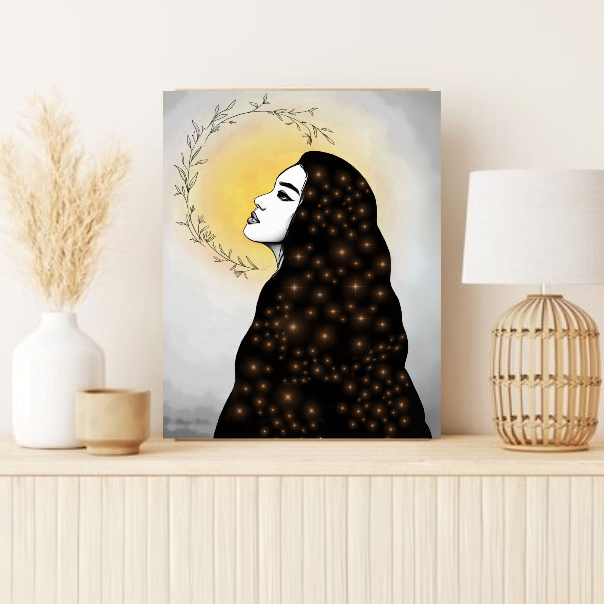 Sol Goddess. Art by Madam Lunacy - ART PRINT Sol Goddess. Art by Madam Lunacy - ART PRINT