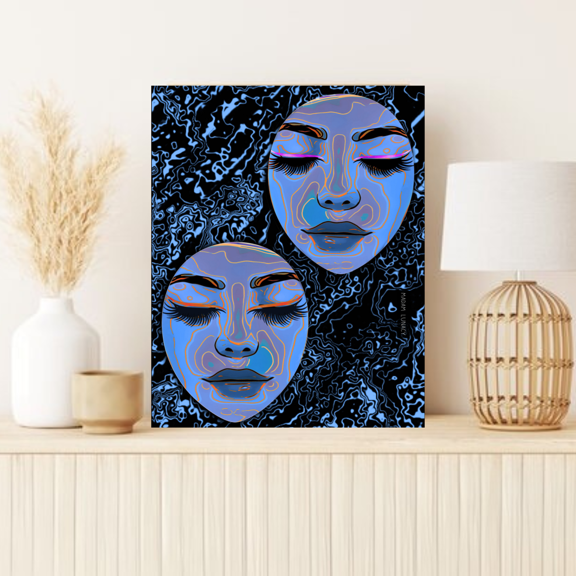 Interdimensional Traveler. Art by Madam Lunacy - ART PRINT