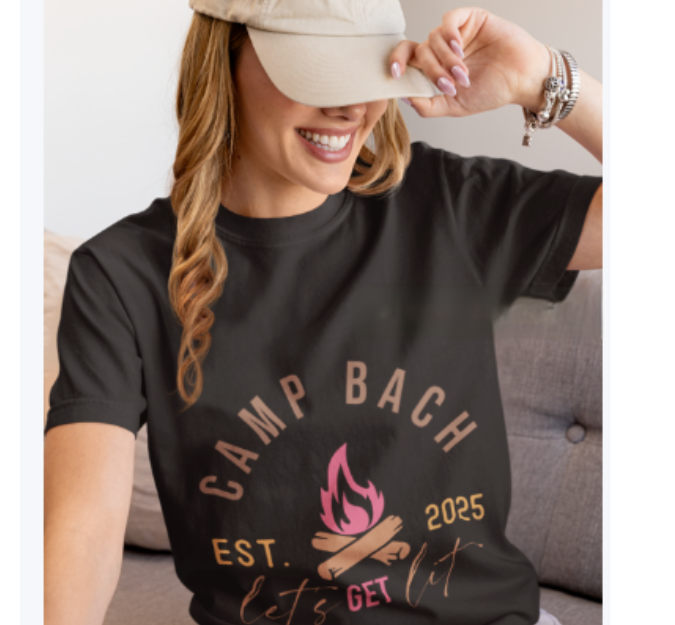 Comfort Colors T-Shirt | Camp Bach T-Shirt | Bachelorette Party Shirts | Bridesmaid Proposal Gift | Squad Camping Tee | Bridal Party Shirt