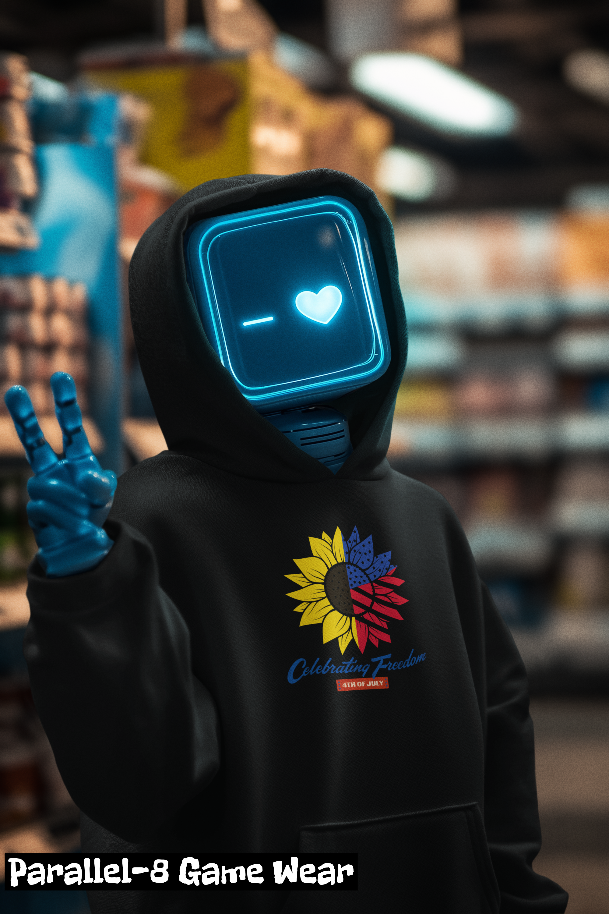 Celebrate Freedom Eco-Friendly Hoodie