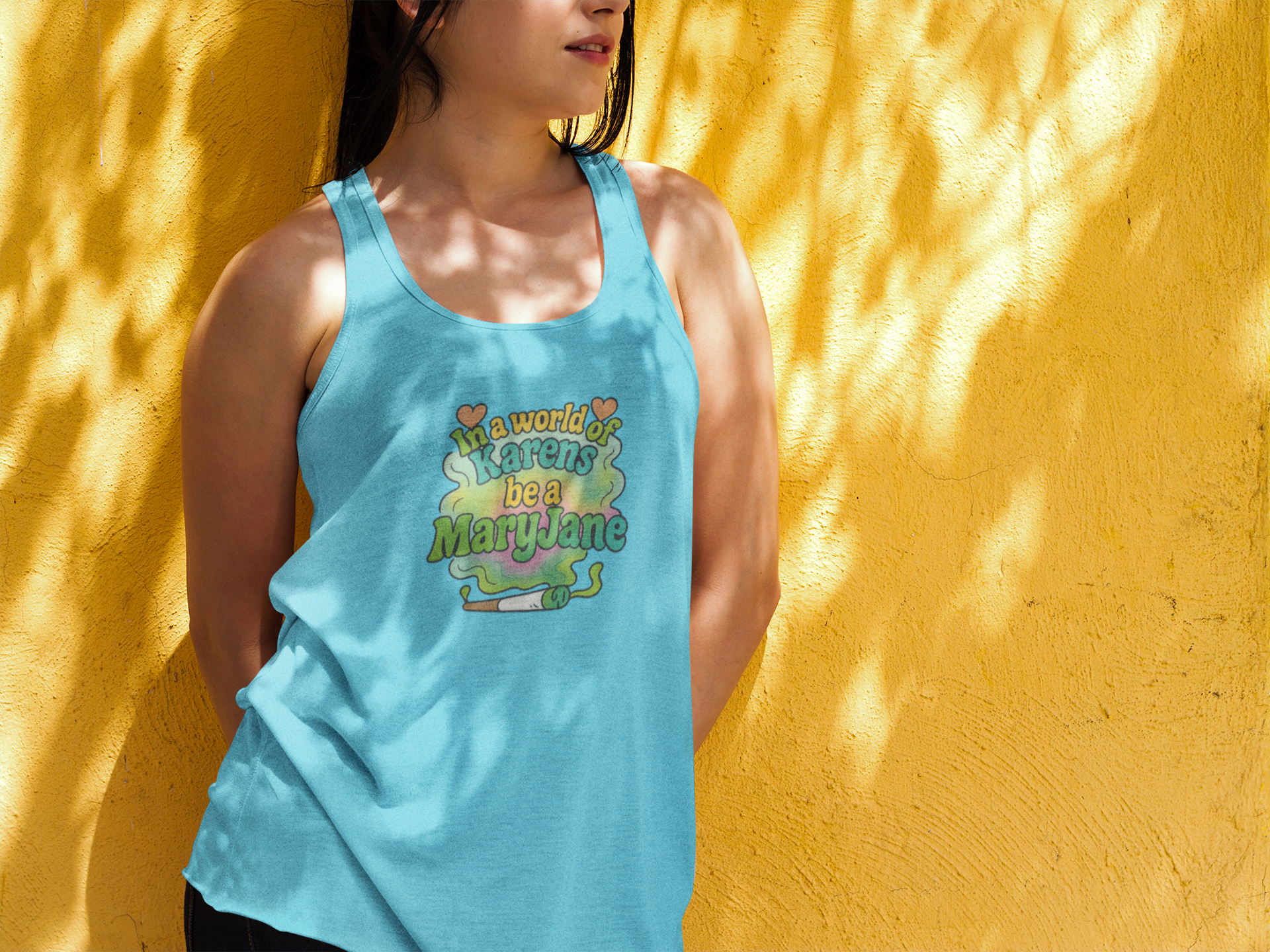 In a World of Karens, Be a Mary Jane – Women's Racerback Tank