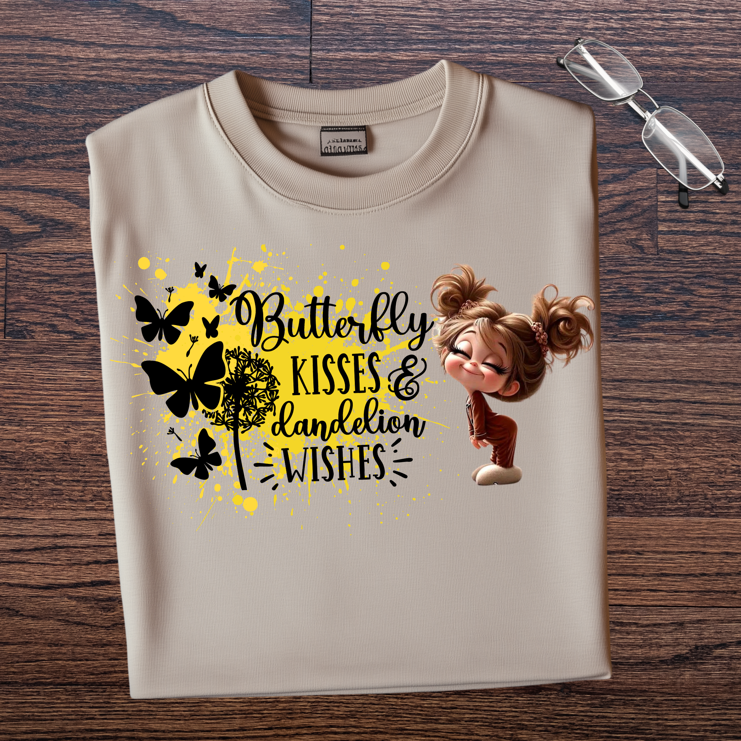 Butterfly Kisses Unisex Tee product thumbnail image Butterfly Kisses Unisex Tee product thumbnail image