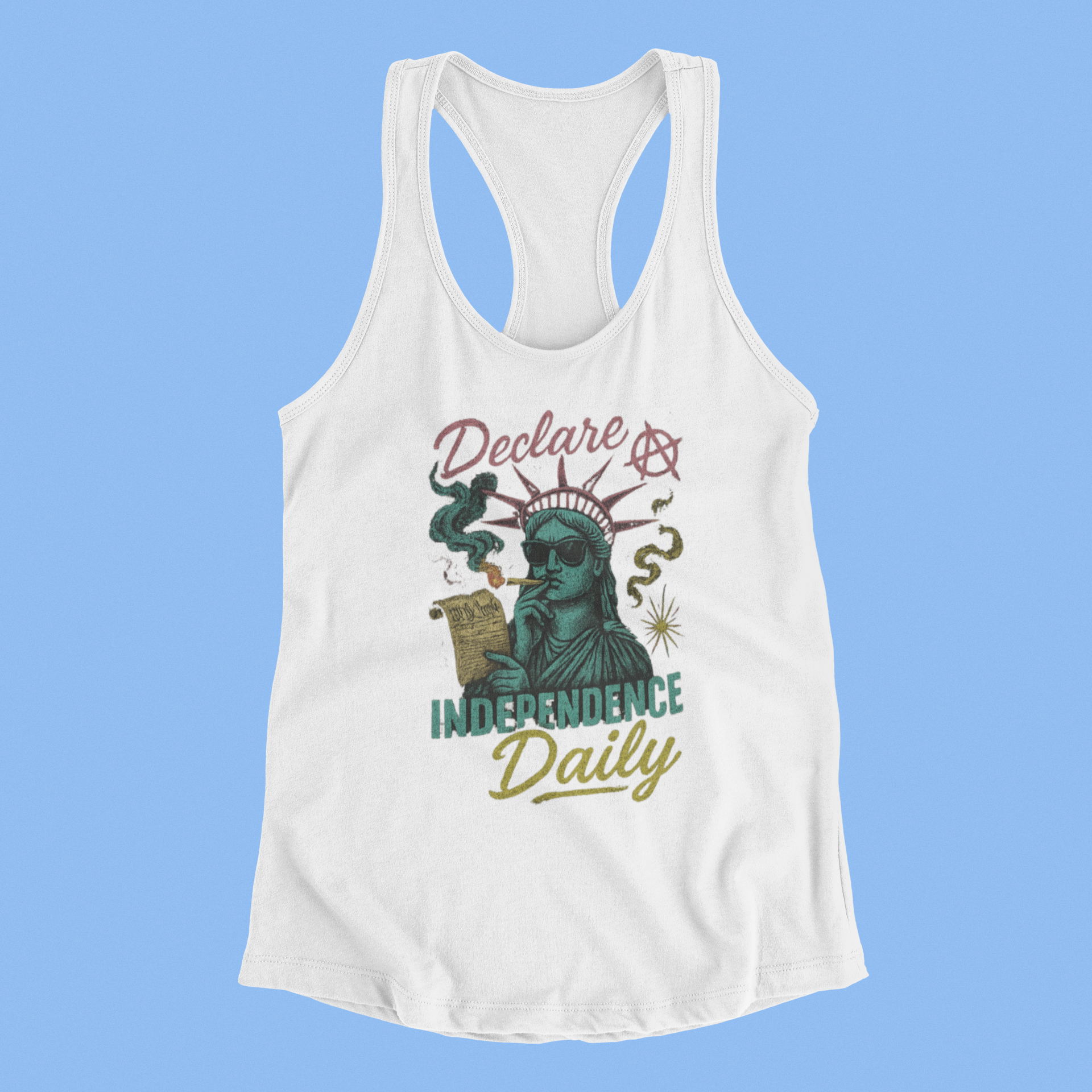 Declare Independence Daily – Women’s Racerback Tank