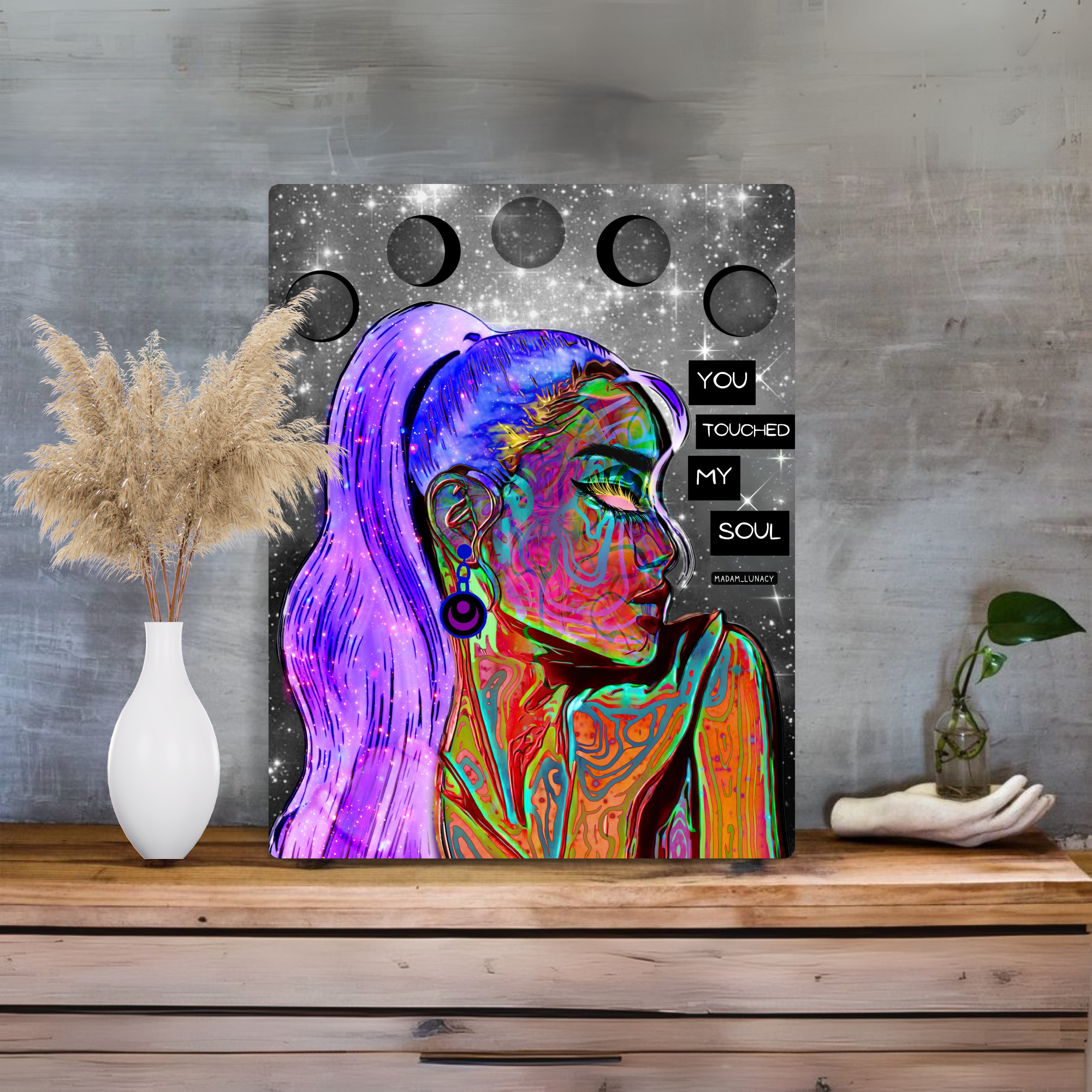 Celestial Self. Art by Madam Lunacy - ART PRINT Celestial Self. Art by Madam Lunacy - ART PRINT