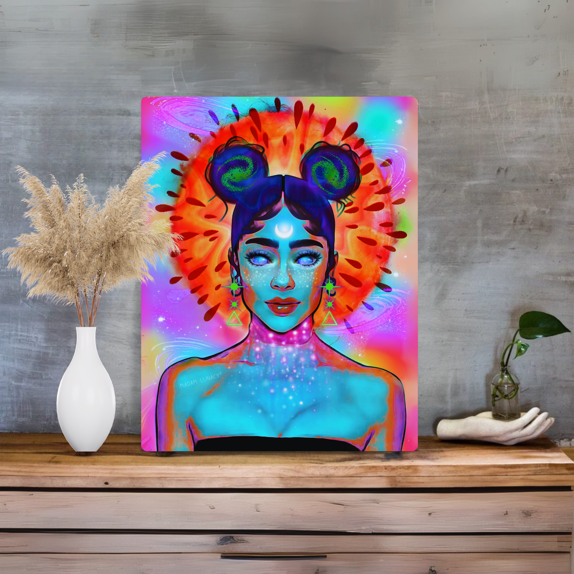 Miss Martian. Art by Madam Lunacy - ART PRINT product thumbnail image Miss Martian. Art by Madam Lunacy - ART PRINT product thumbnail image