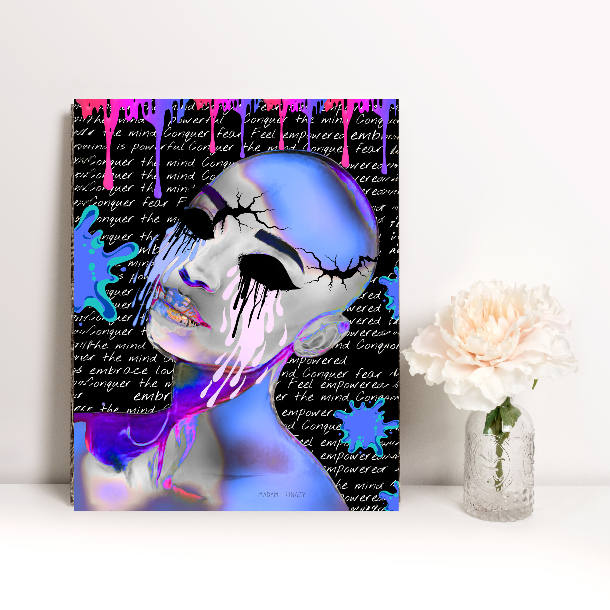 Shadow Work. Art by Madam Lunacy - ART PRINT Shadow Work. Art by Madam Lunacy - ART PRINT