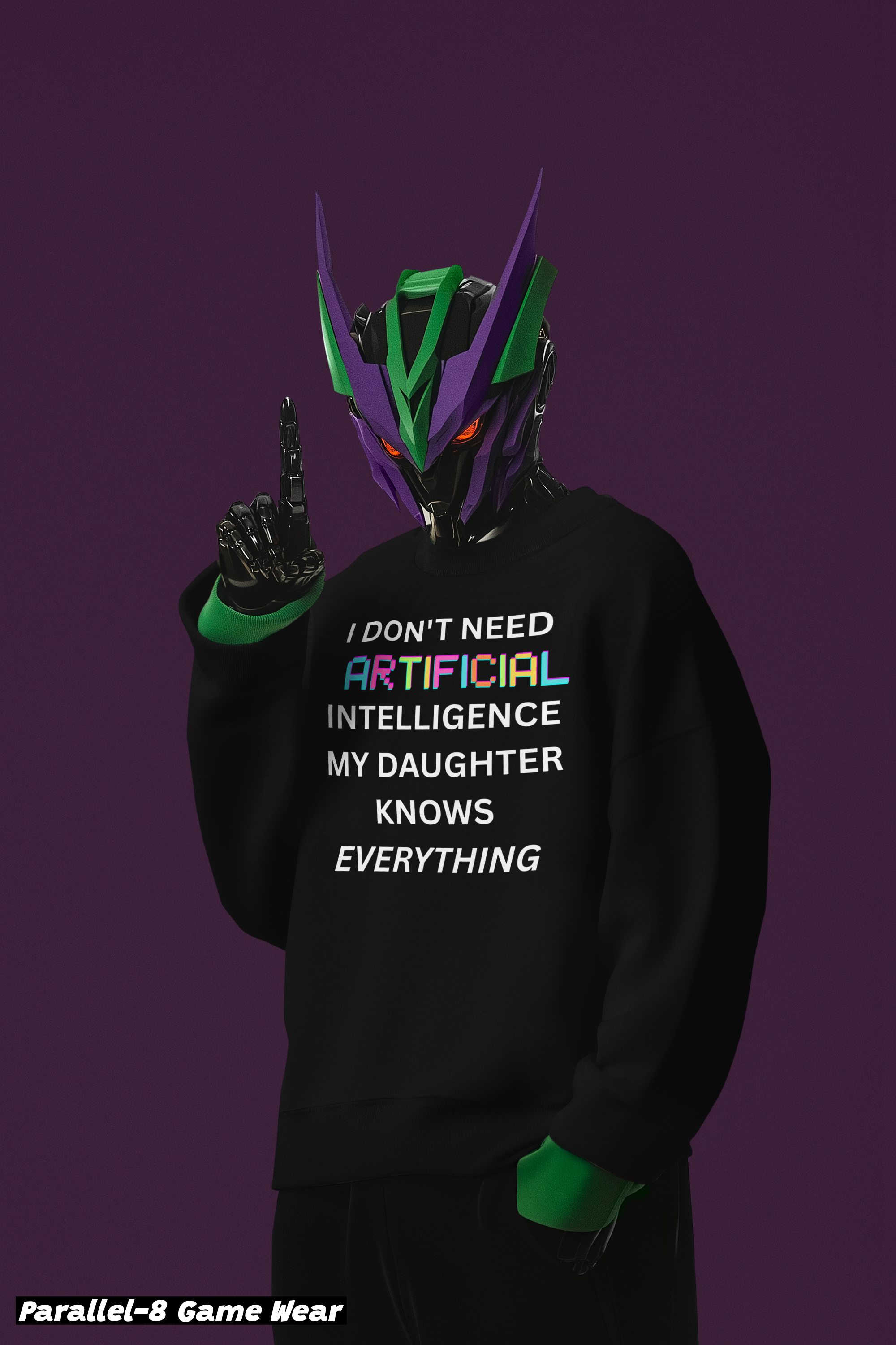 Fleece Sweatshirt AI Humor Unisex Fleece Sweatshirt AI Humor Unisex