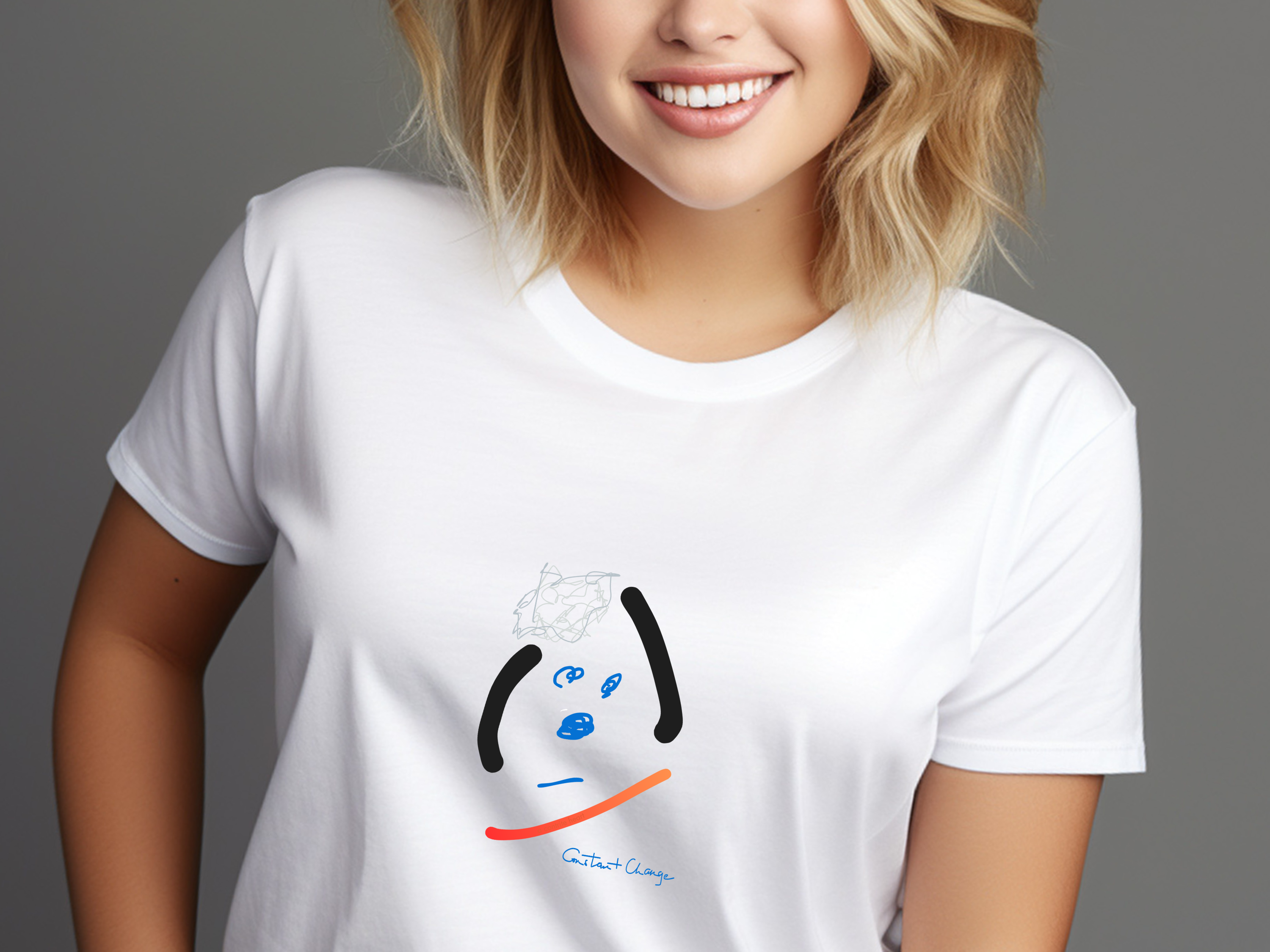 Dog Lover Tee - Unisex Cotton Crew Tee with Cute Dog Design by Constant Change product thumbnail image Dog Lover Tee - Unisex Cotton Crew Tee with Cute Dog Design by Constant Change product thumbnail image