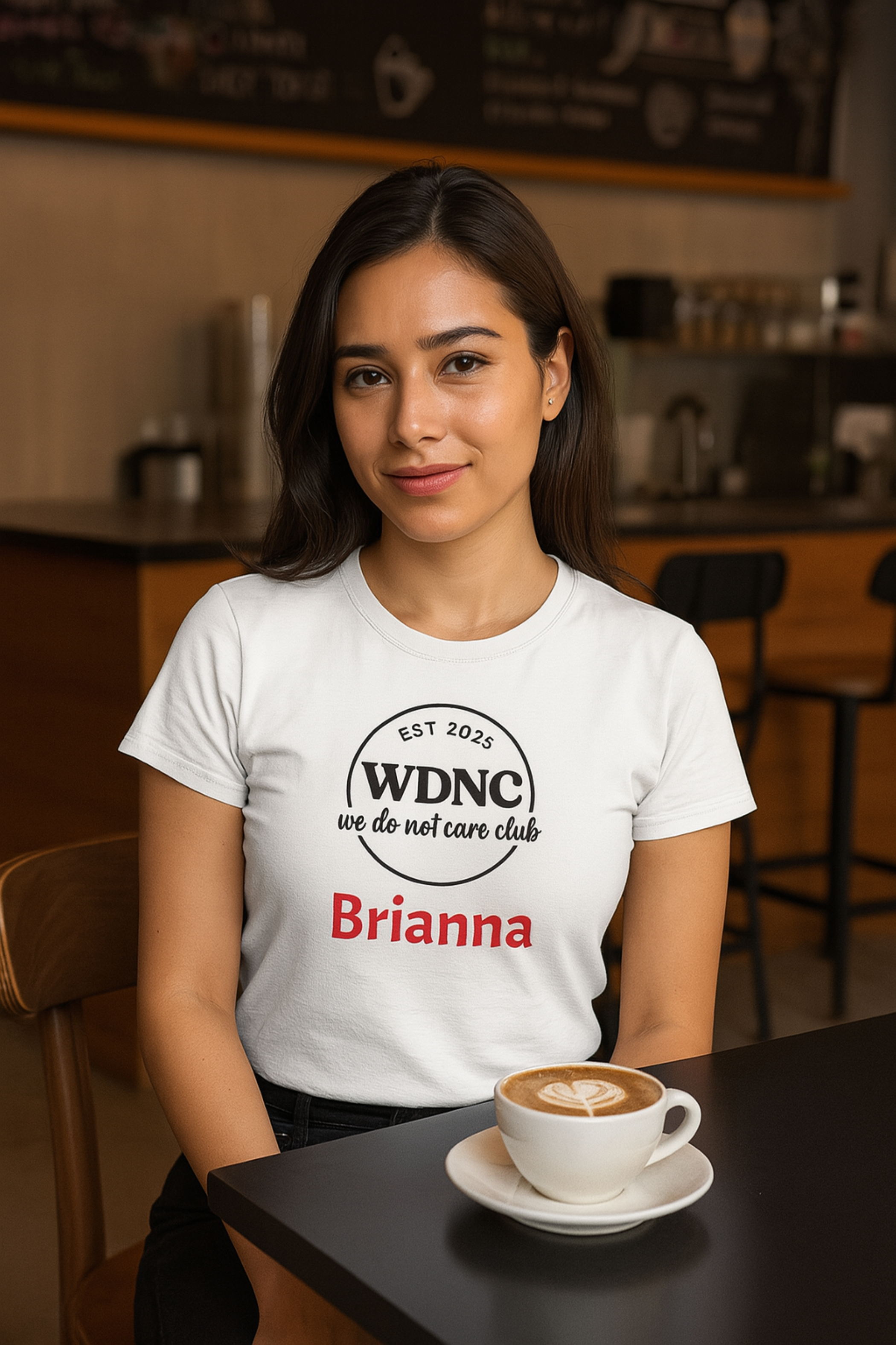 Custom WDNC Club Women’s Tee – Empowerment Shirt for Her, Personalized Funny Quote T-Shirt, Casual Gift for Bold Women