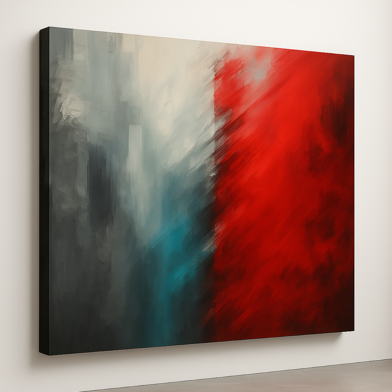 Canvas Wall Art - Colorful Chaos Matte Canvas, Stretched, 1 25"