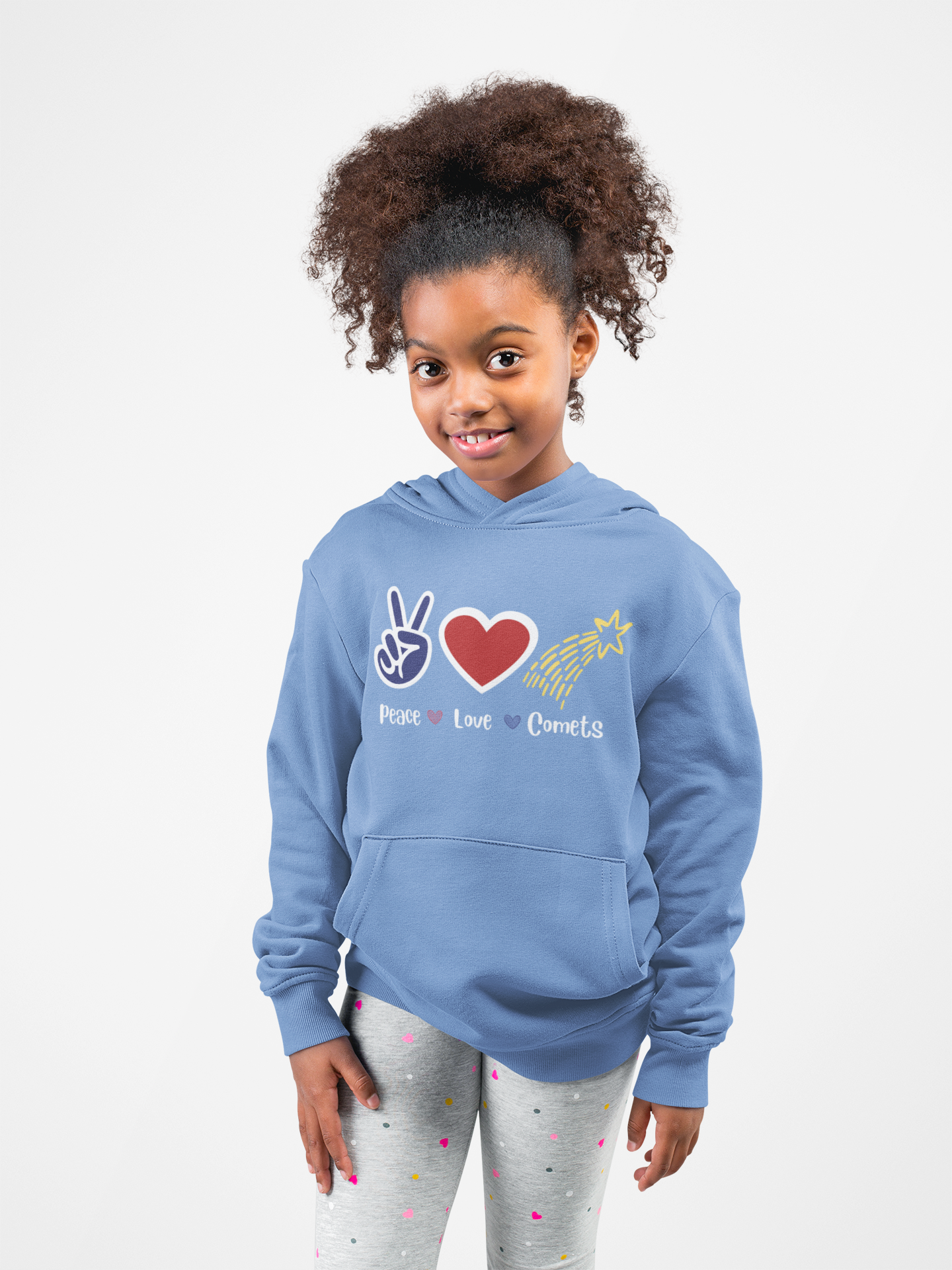 Centennial Comets Peace Love Comets Hoodie - Youth product thumbnail image Centennial Comets Peace Love Comets Hoodie - Youth product thumbnail image