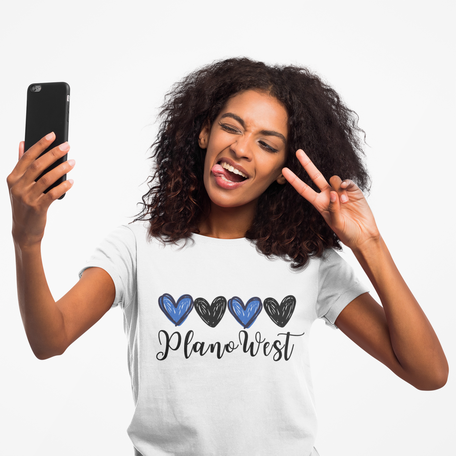 Plano West Hearts Spiritwear T-Shirt product thumbnail image Plano West Hearts Spiritwear T-Shirt product thumbnail image
