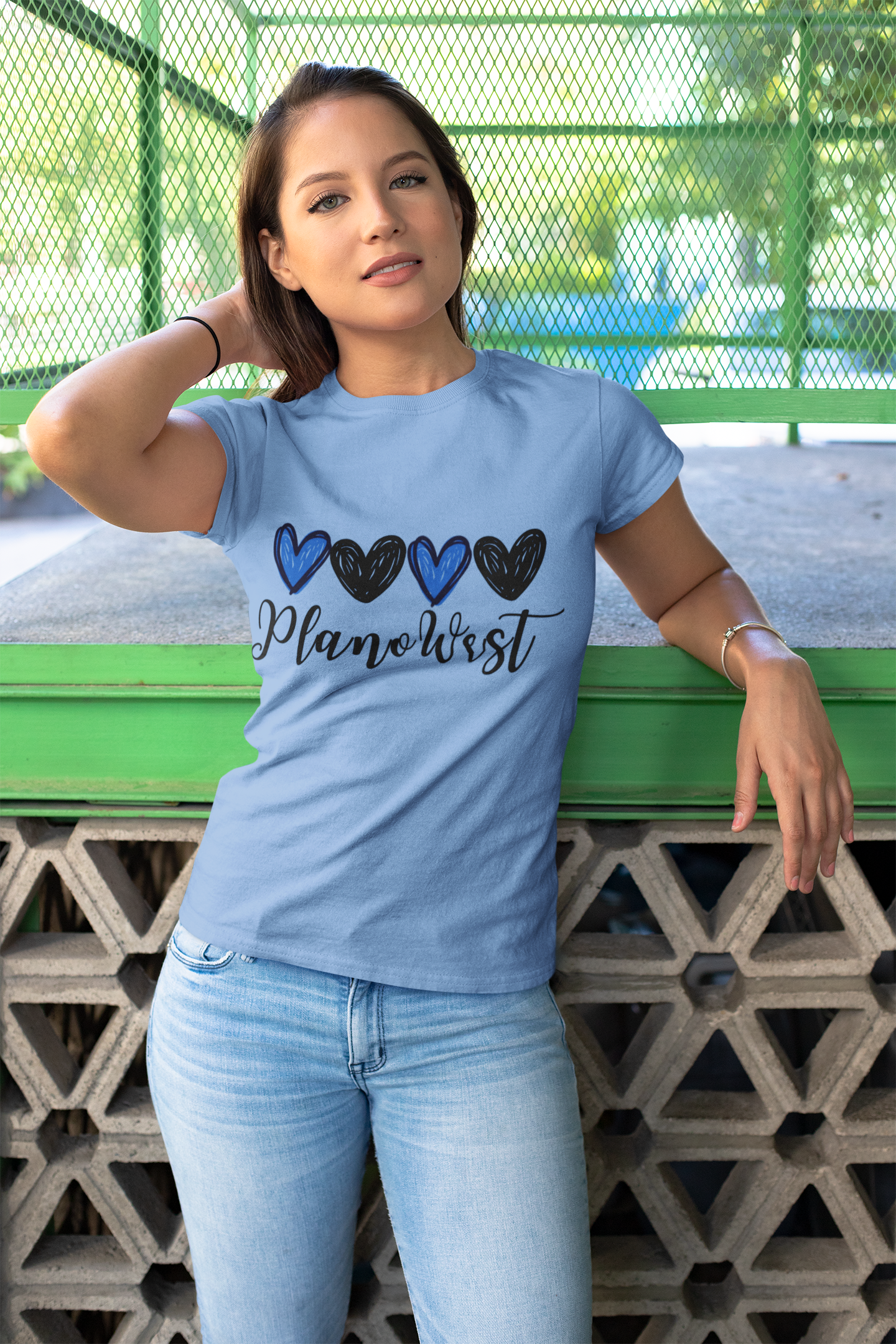 Plano West Hearts Spiritwear T-Shirt product thumbnail image Plano West Hearts Spiritwear T-Shirt product thumbnail image