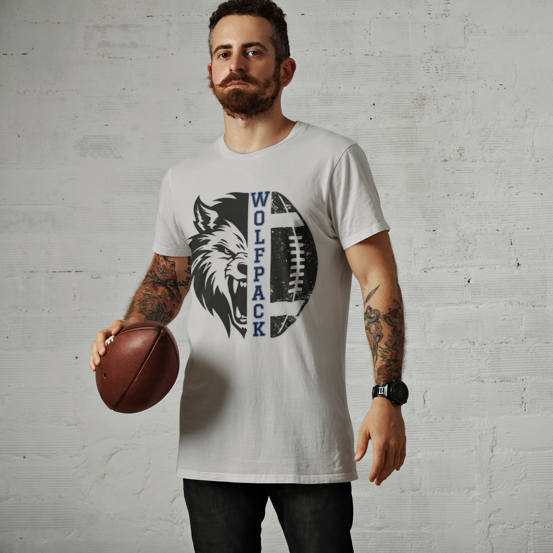 Wolfpack Football Tee Spiritwear for Shepton, Jasper and Plano West product thumbnail image
