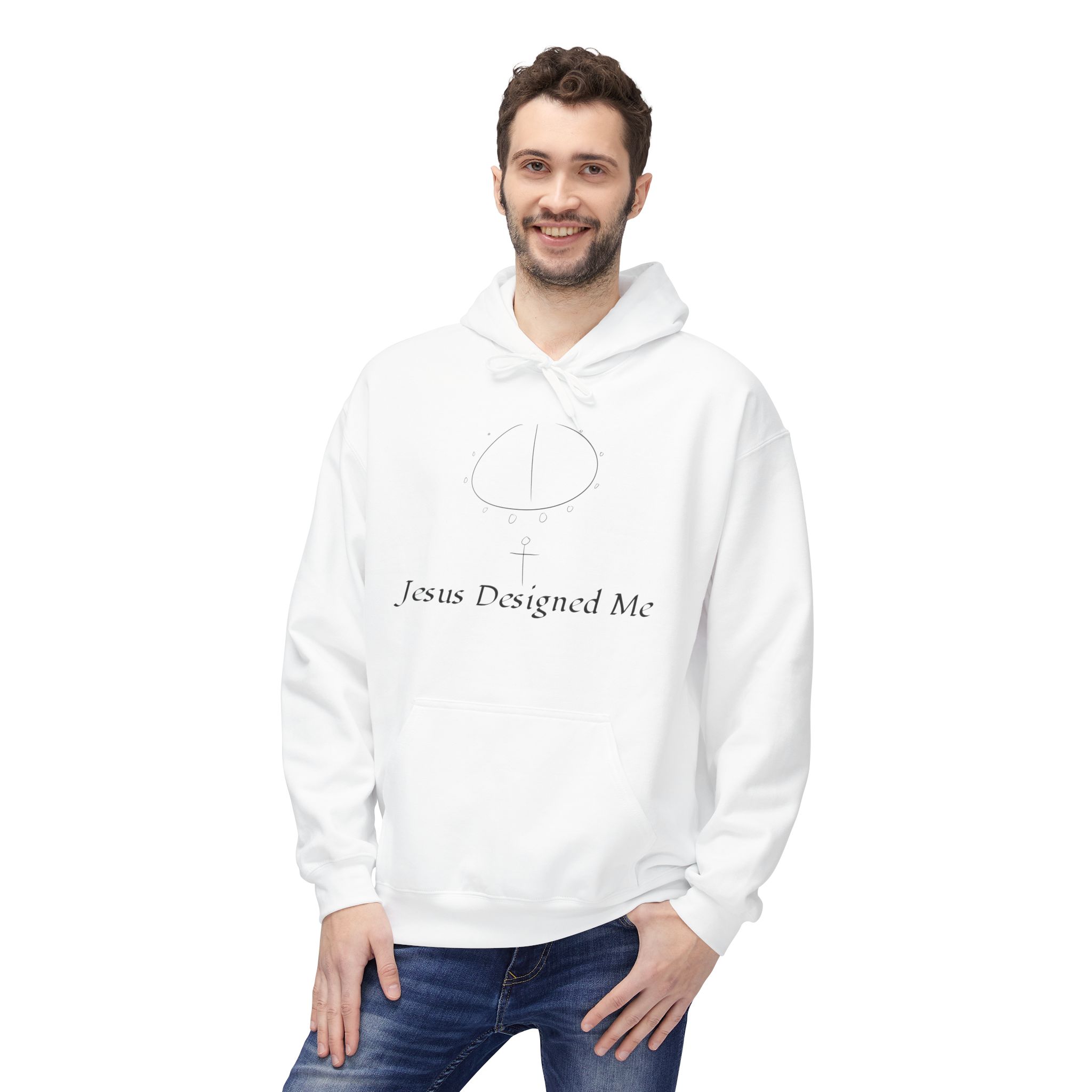 Messiah Jesus Whale Fleece Hoodie product thumbnail image