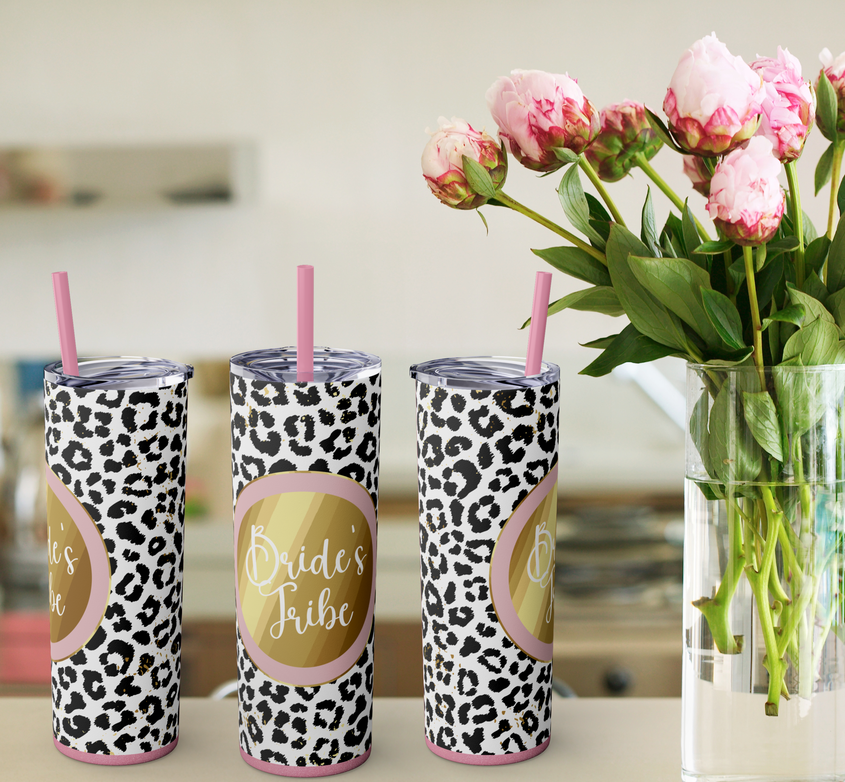 Bride Tribe Tumbler, Leopard Print 20oz Cup, Bridesmaid Gift, Coffee Mug, Personalized Tumbler, Bridal Party Favor, Reusable Water Bottle product thumbnail image Bride Tribe Tumbler, Leopard Print 20oz Cup, Bridesmaid Gift, Coffee Mug, Personalized Tumbler, Bridal Party Favor, Reusable Water Bottle product thumbnail image