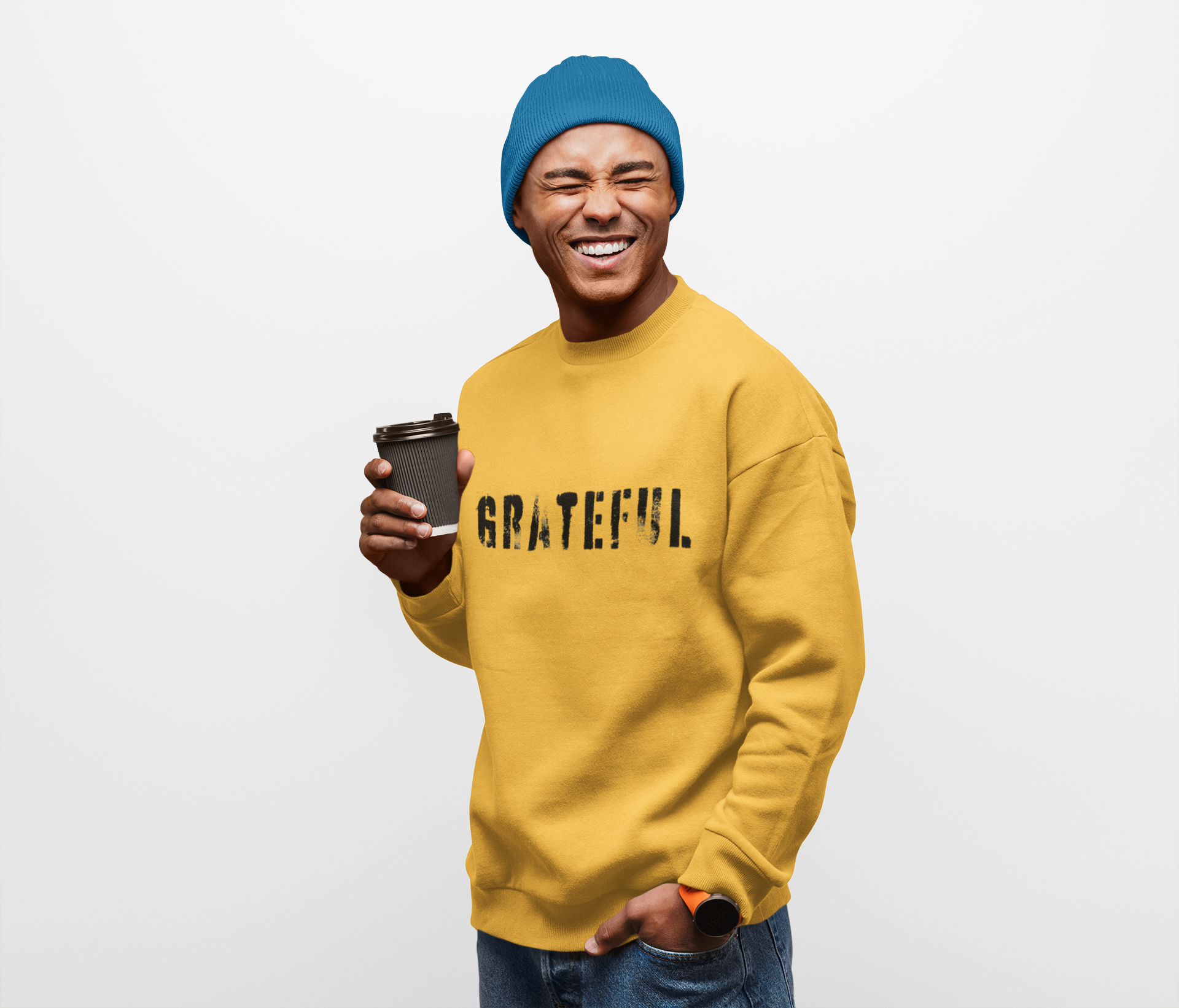 Grateful Unisex Sweatshirt - Cozy Gift for Friends, Thoughtful Apparel, Perfect for Gratitude Day, Casual Wear, Holiday Layering product thumbnail image Grateful Unisex Sweatshirt - Cozy Gift for Friends, Thoughtful Apparel, Perfect for Gratitude Day, Casual Wear, Holiday Layering product thumbnail image