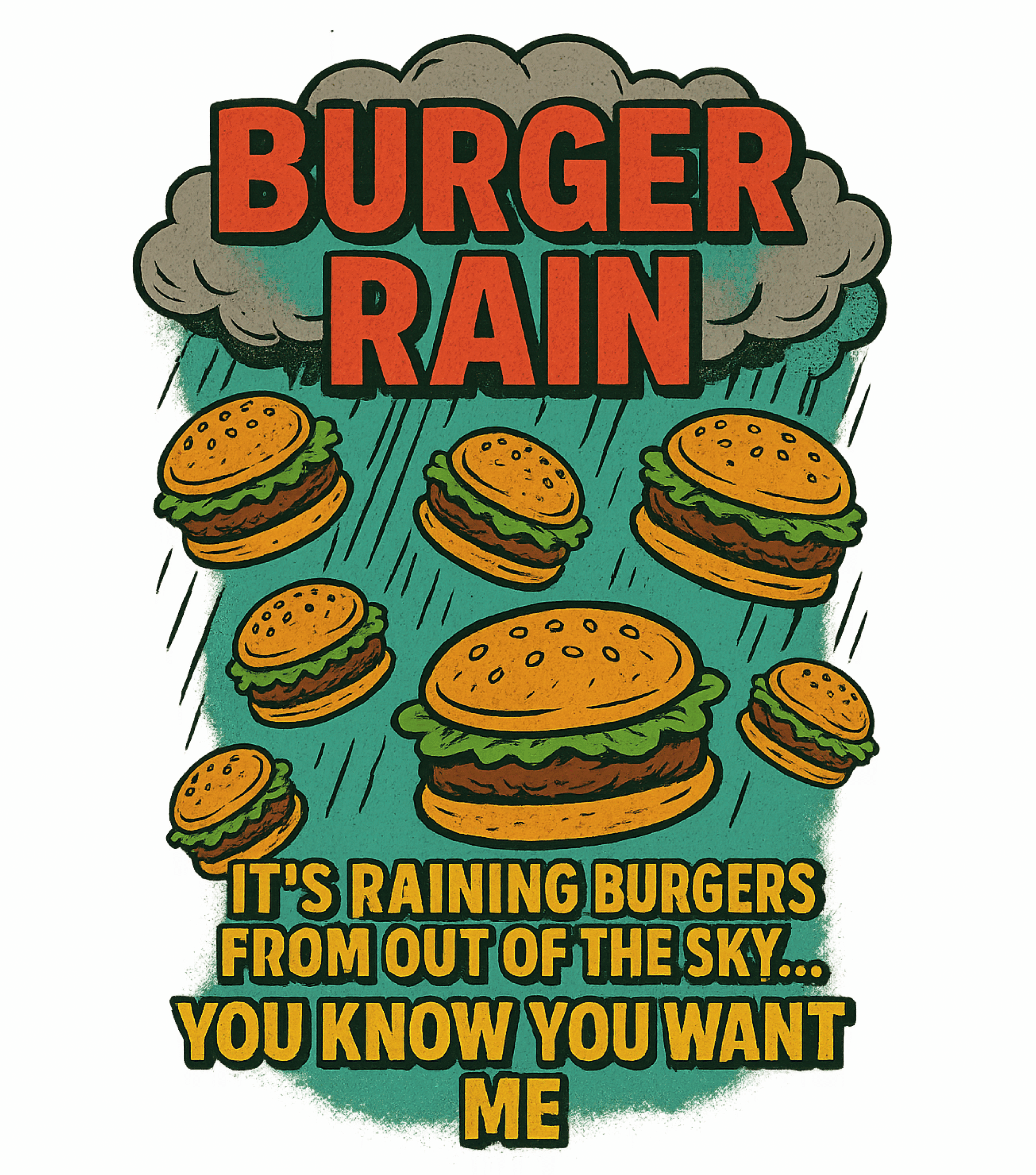 Burger Rain Wants Me cloudy with a chance Burger Rain Wants Me cloudy with a chance