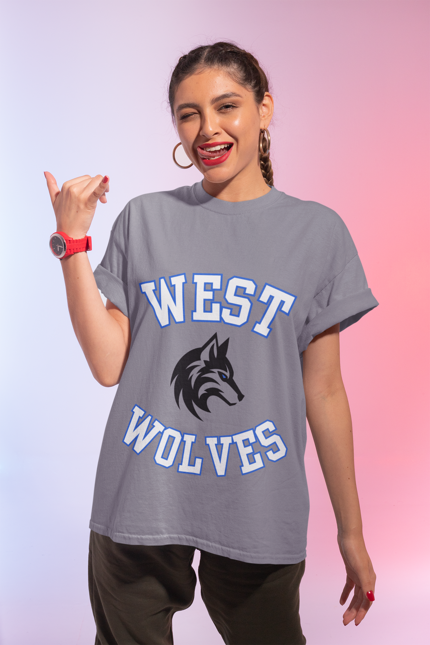 Plano West Wolves Tee Spiritwear for Shepton, Jasper and Plano West product thumbnail image