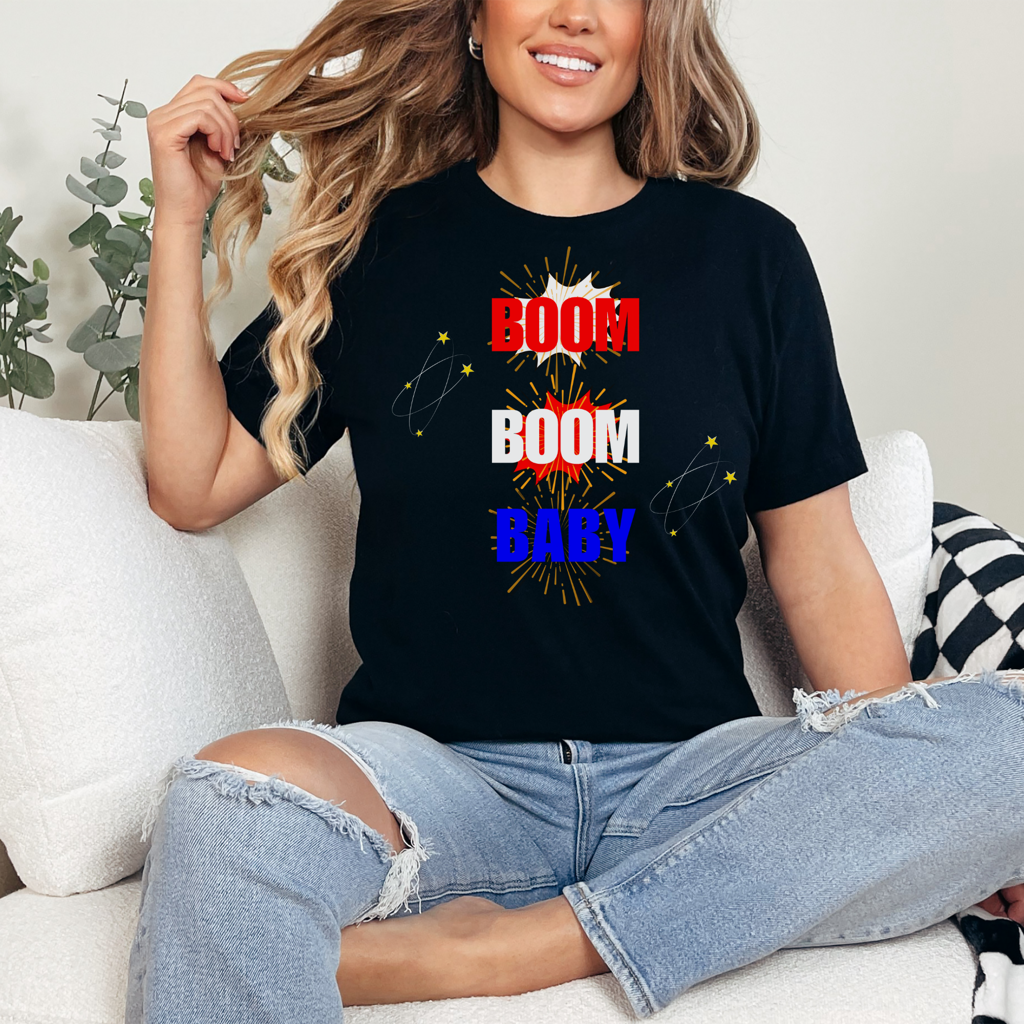 🔥Boom Boom Baby 🔥– Shelby Cannon Sturgis fight shirt (Bella + Canvas 3001) product thumbnail image 🔥Boom Boom Baby 🔥– Shelby Cannon Sturgis fight shirt (Bella + Canvas 3001) product thumbnail image