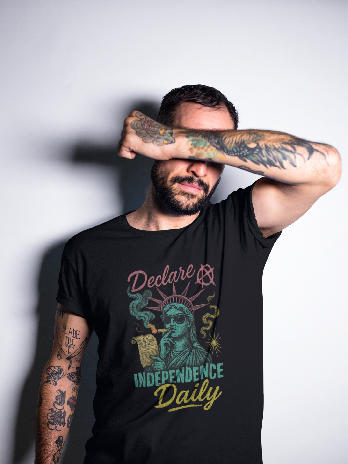 Declare Independence Daily Unisex T-shirt product thumbnail image Declare Independence Daily Unisex T-shirt product thumbnail image