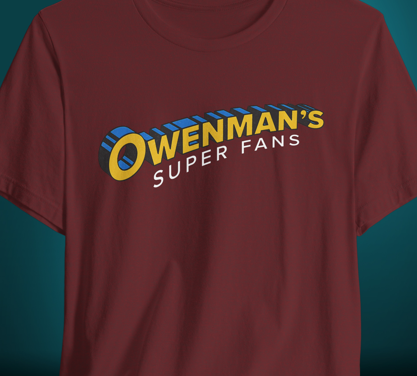 Adult - Owenman’s Super Fans T-Shirt – Retro Comic Tee for Everyday Heroes product thumbnail image Adult - Owenman’s Super Fans T-Shirt – Retro Comic Tee for Everyday Heroes product thumbnail image