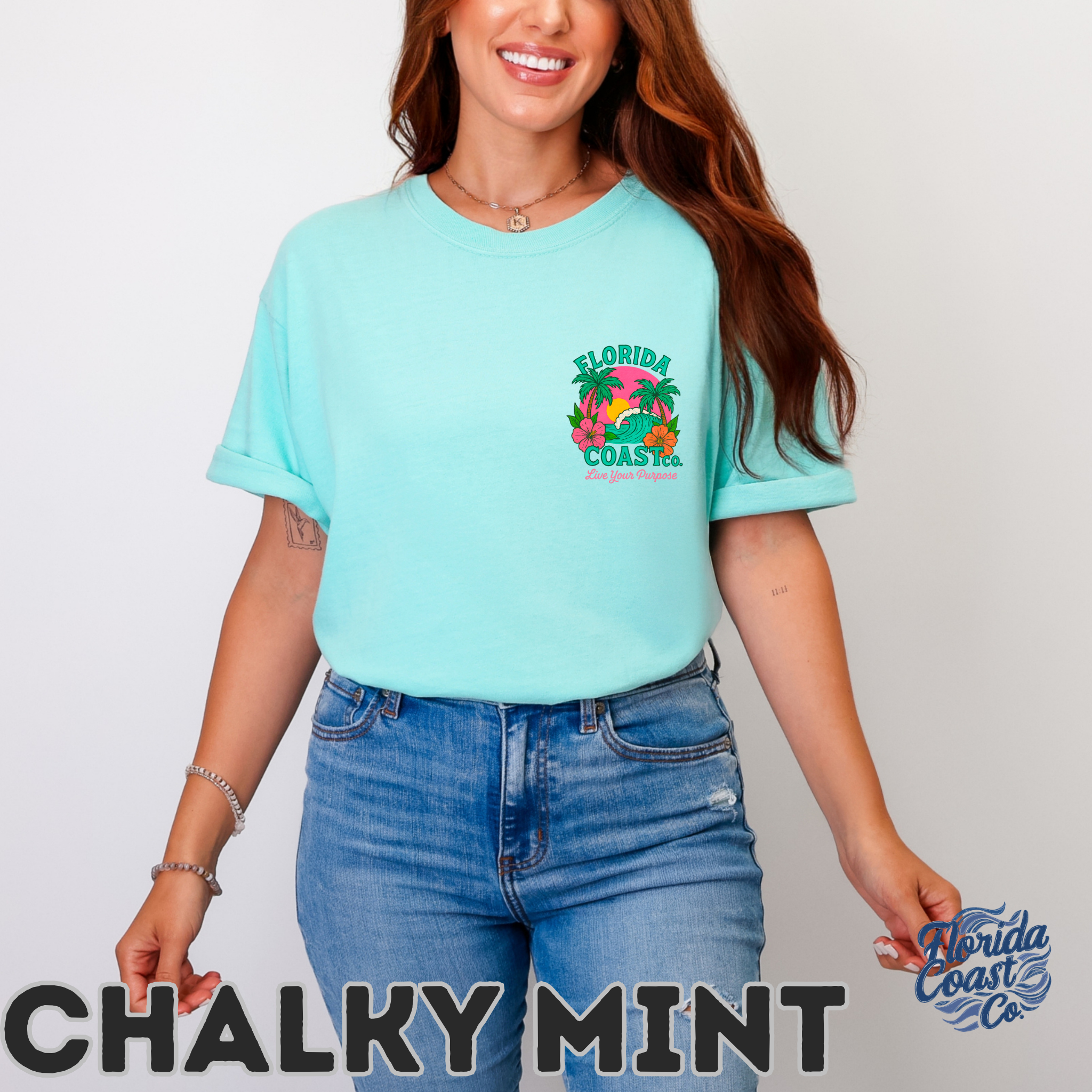 Stay Salty Christian T-Shirt – Comfy Colors 1717 Beach Tee for Women | Salt of the Earth Matthew 5:13 Shirt | Preppy Faith Coastal Style product thumbnail image